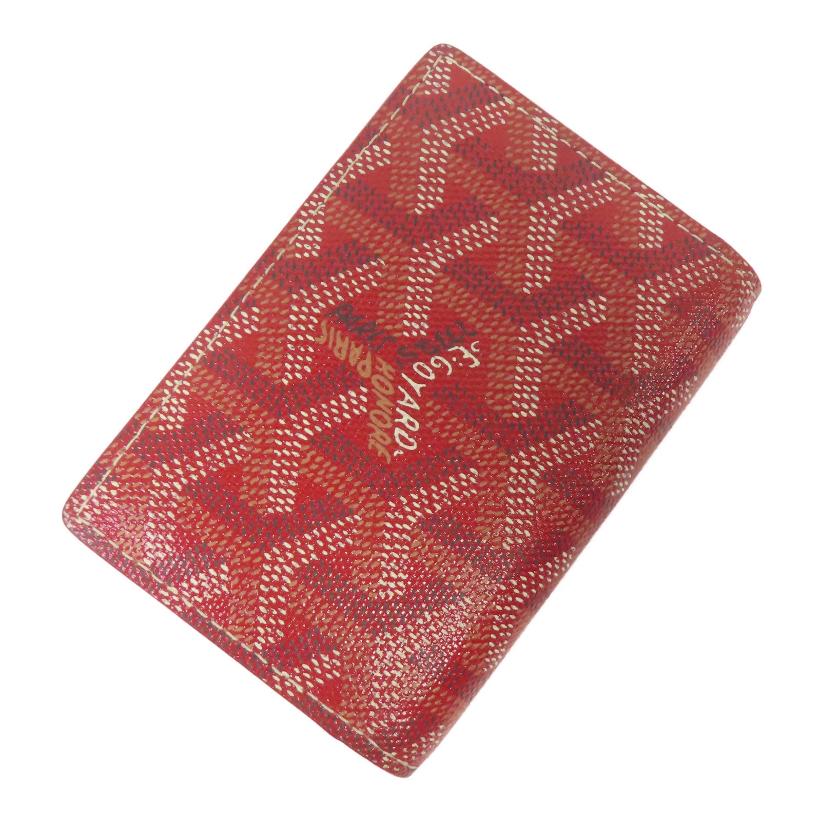 GOYARD 塗層帆布Malesherbes Card Wallet卡片套紅色