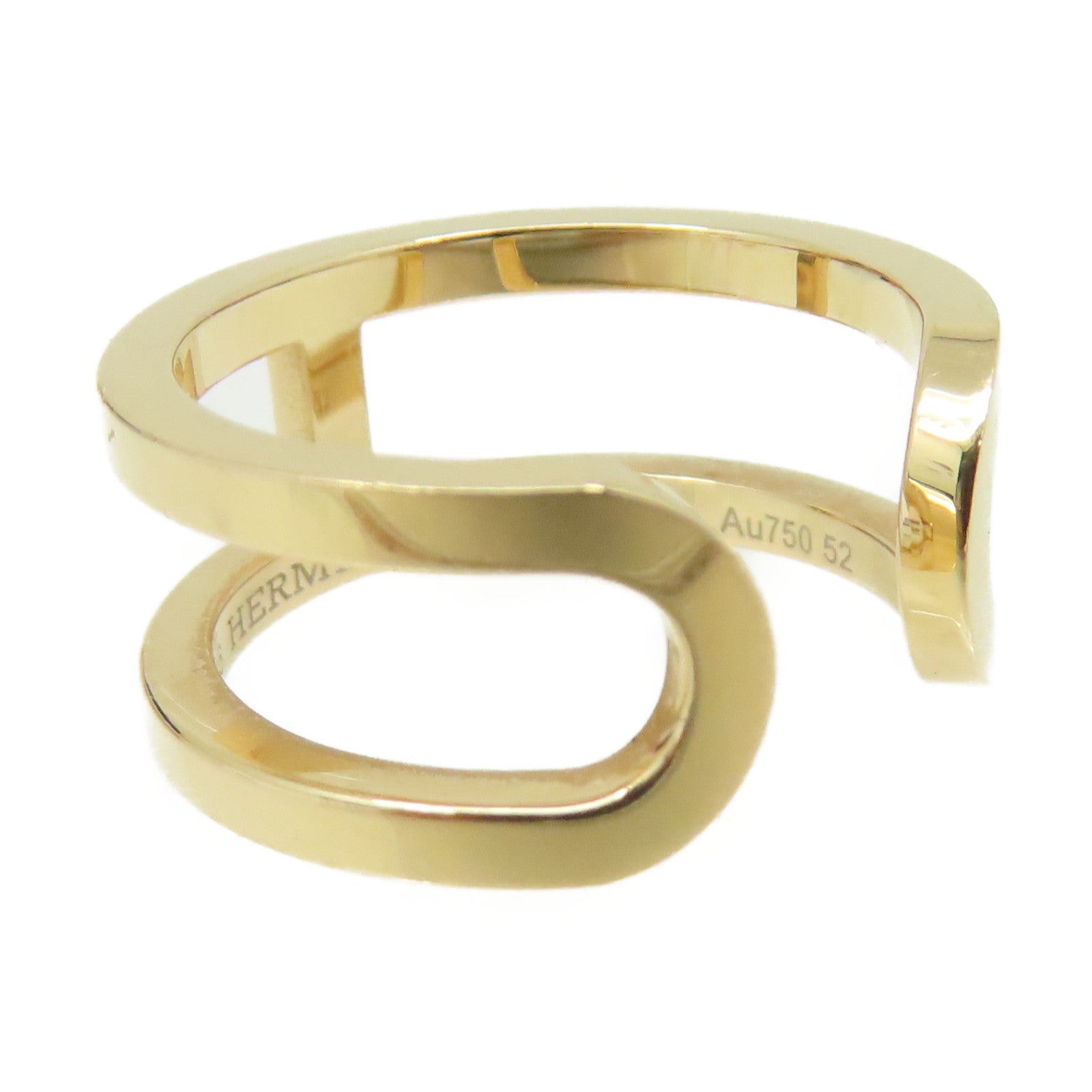 HERMES 【激減優惠】18K玫瑰金Bague Ever Chaine D'Ance Ring戒指#52
