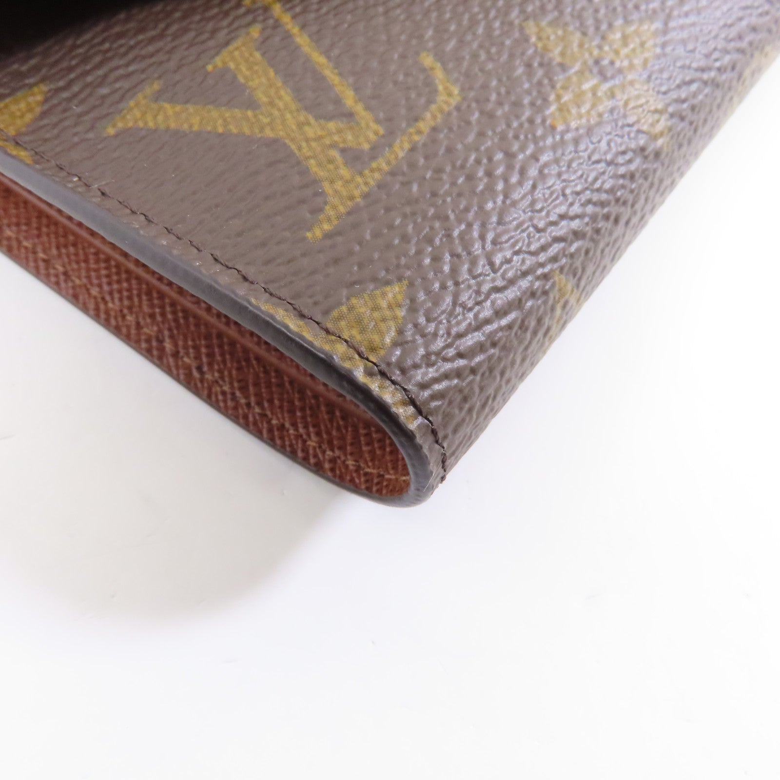 LOUIS VUITTON Monogram Victorine金扣錢包啡色