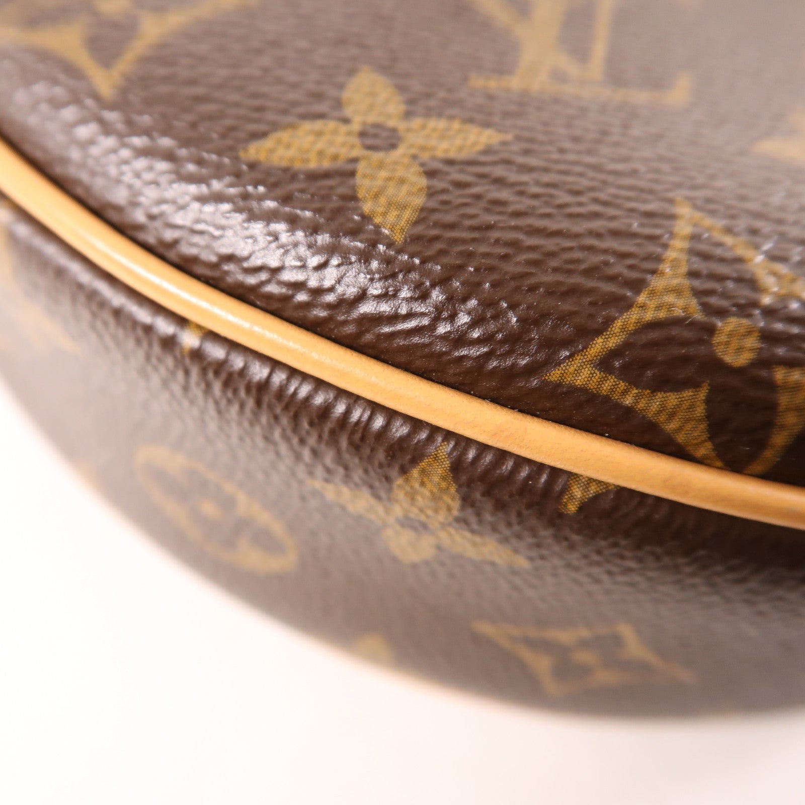 LOUIS VUITTON Monogram Loop金扣手挽肩背兩用袋棕色