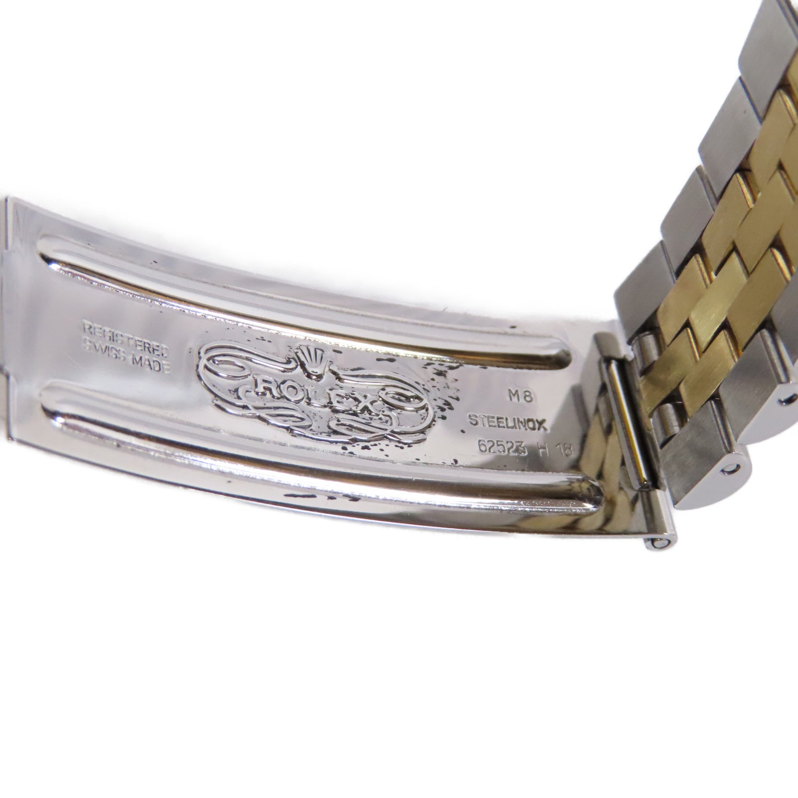 ROLEX Datejust 18K黃金/不鏽鋼手錶自動機芯金色