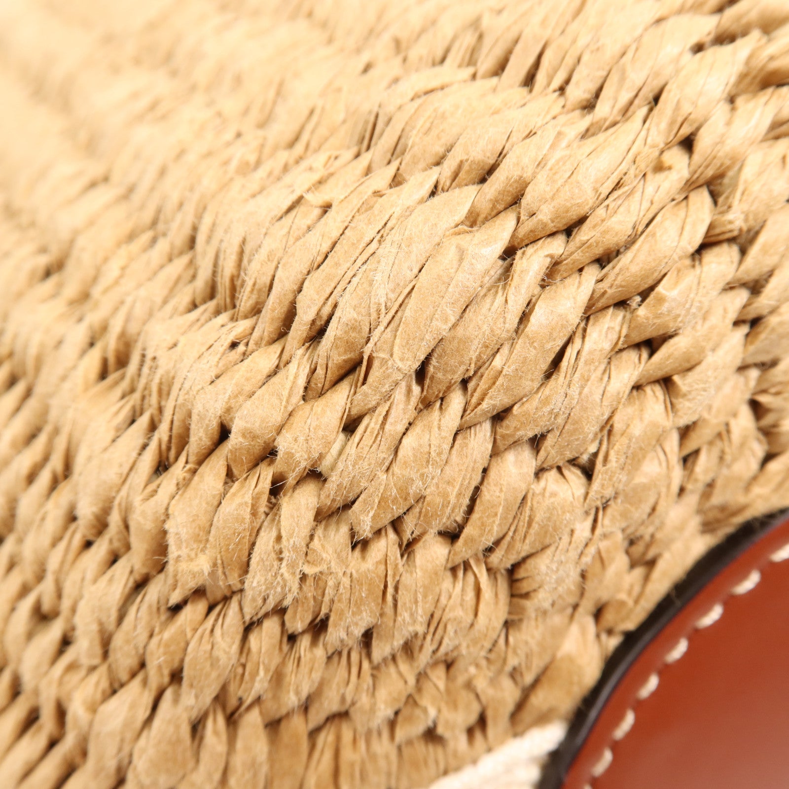 Chloe 【激減優惠】Raffia Woody Basket Bag金扣手挽肩背兩用袋