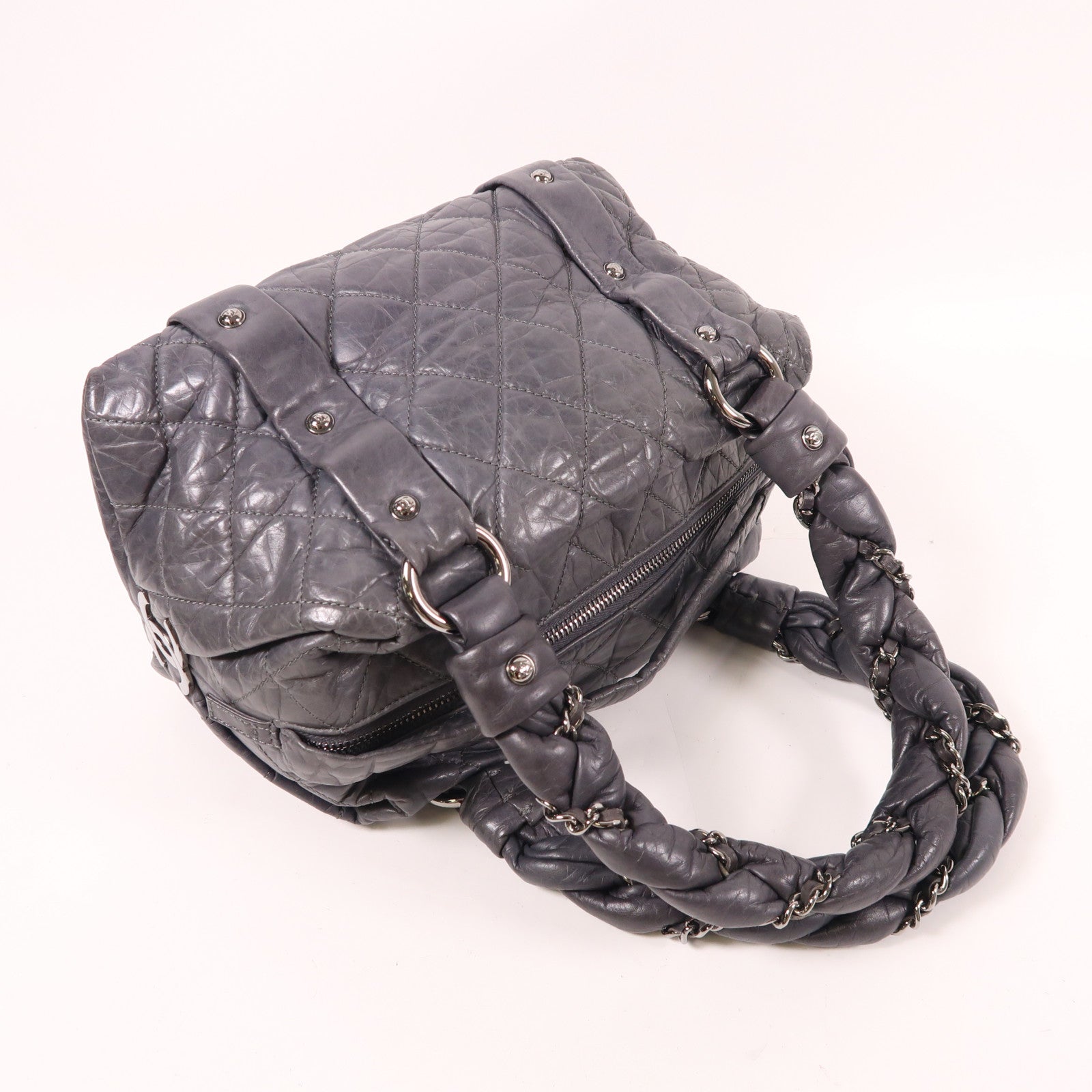 CHANEL 牛皮皮革Handbag手挽袋