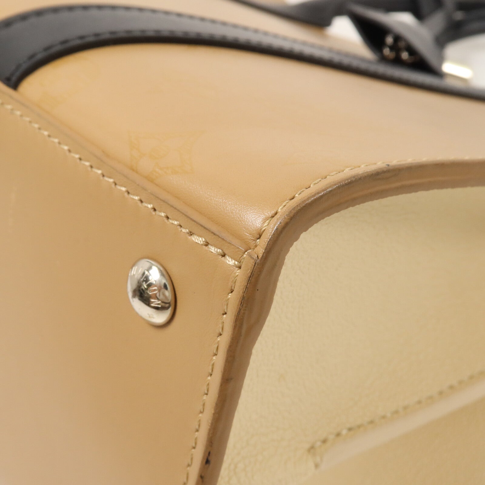 LOUIS VUITTON 牛皮皮革Very Tote MM手挽肩背兩用袋