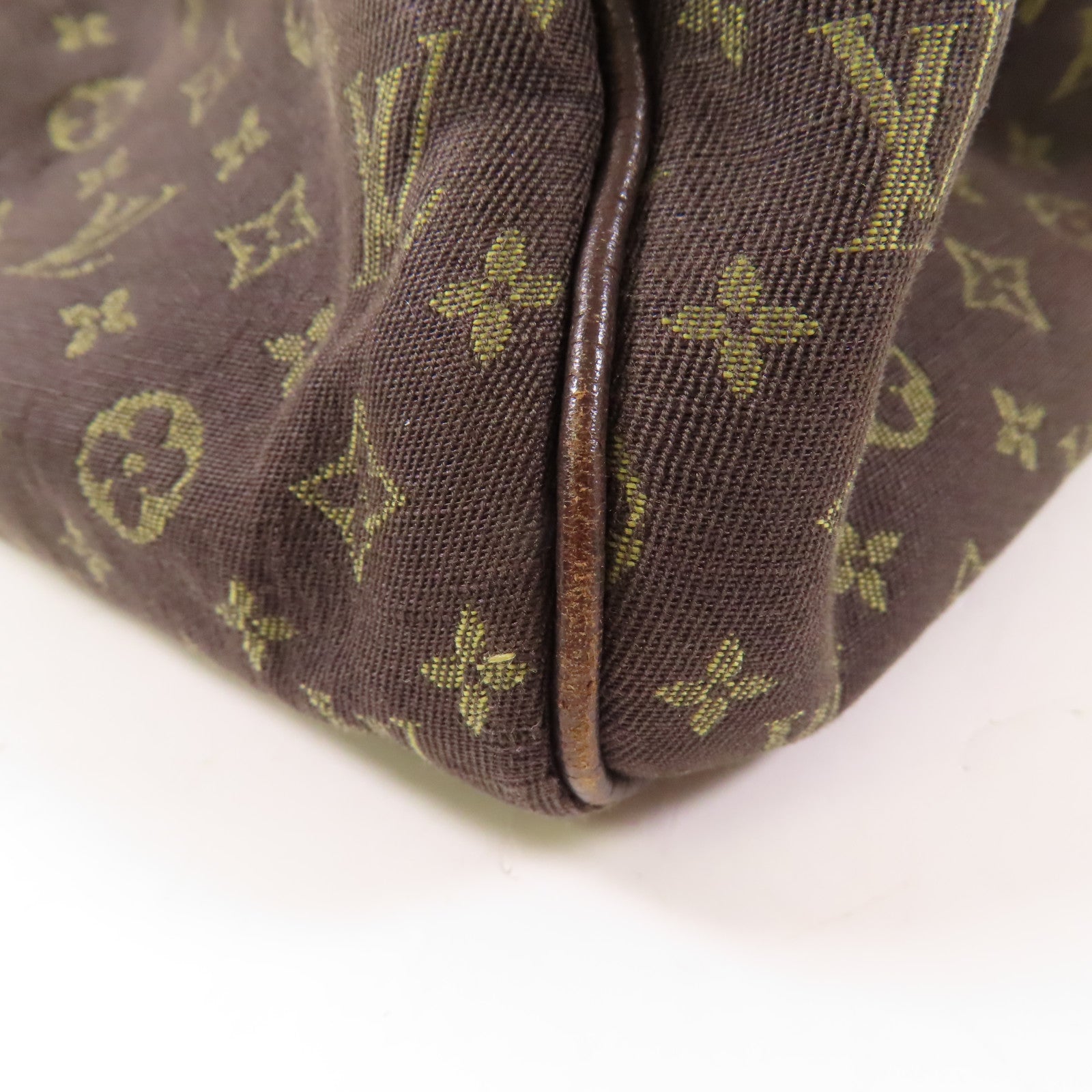 LOUIS VUITTON Monogram Mini Lin Speedy 30金扣手挽袋