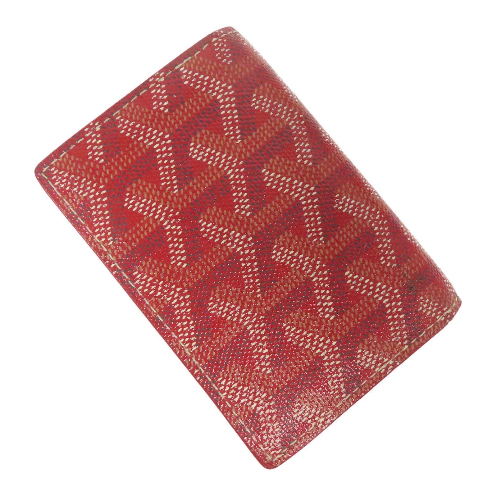 GOYARD 塗層帆布Malesherbes Card Wallet卡片套紅色