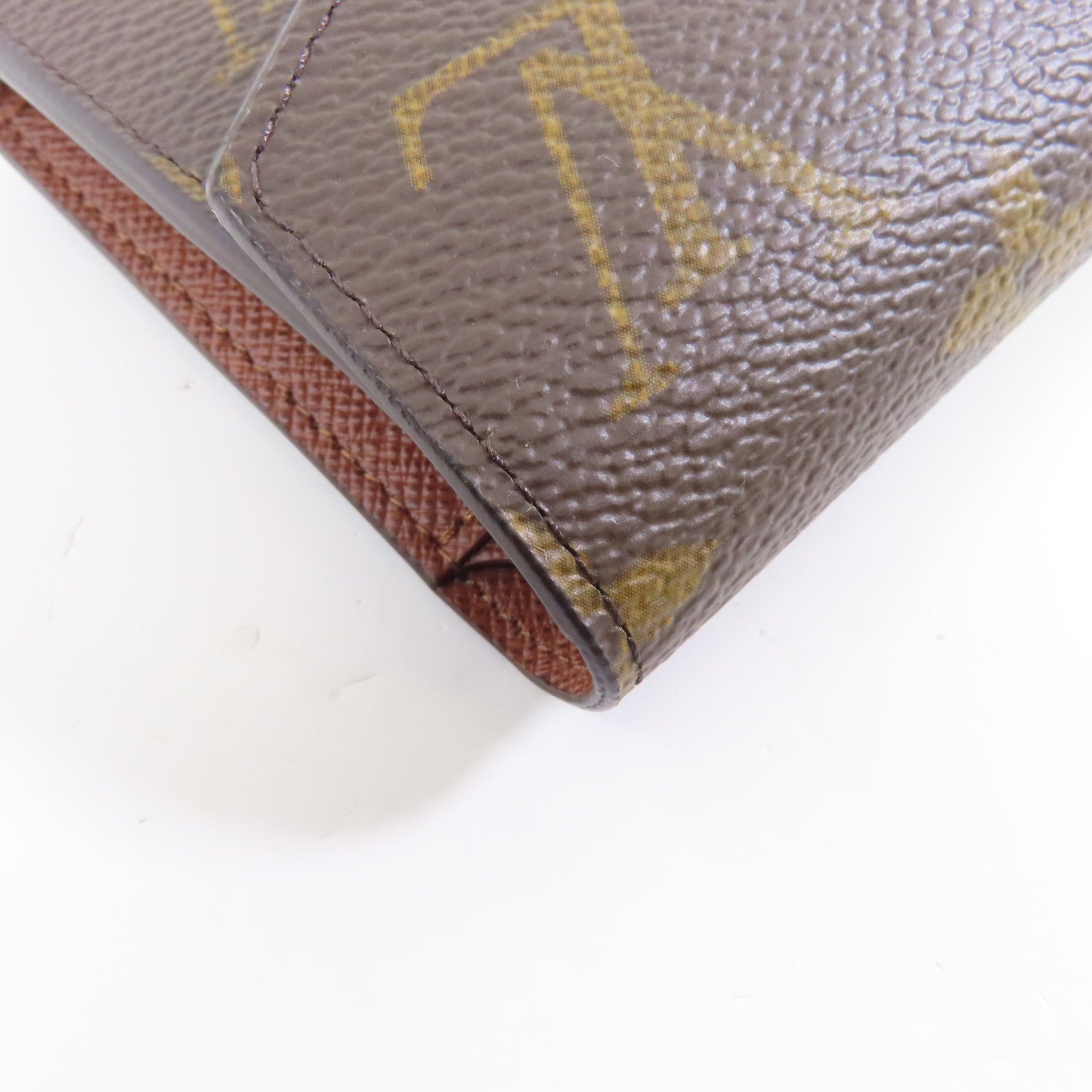 LOUIS VUITTON Monogram Victorine金扣錢包啡色
