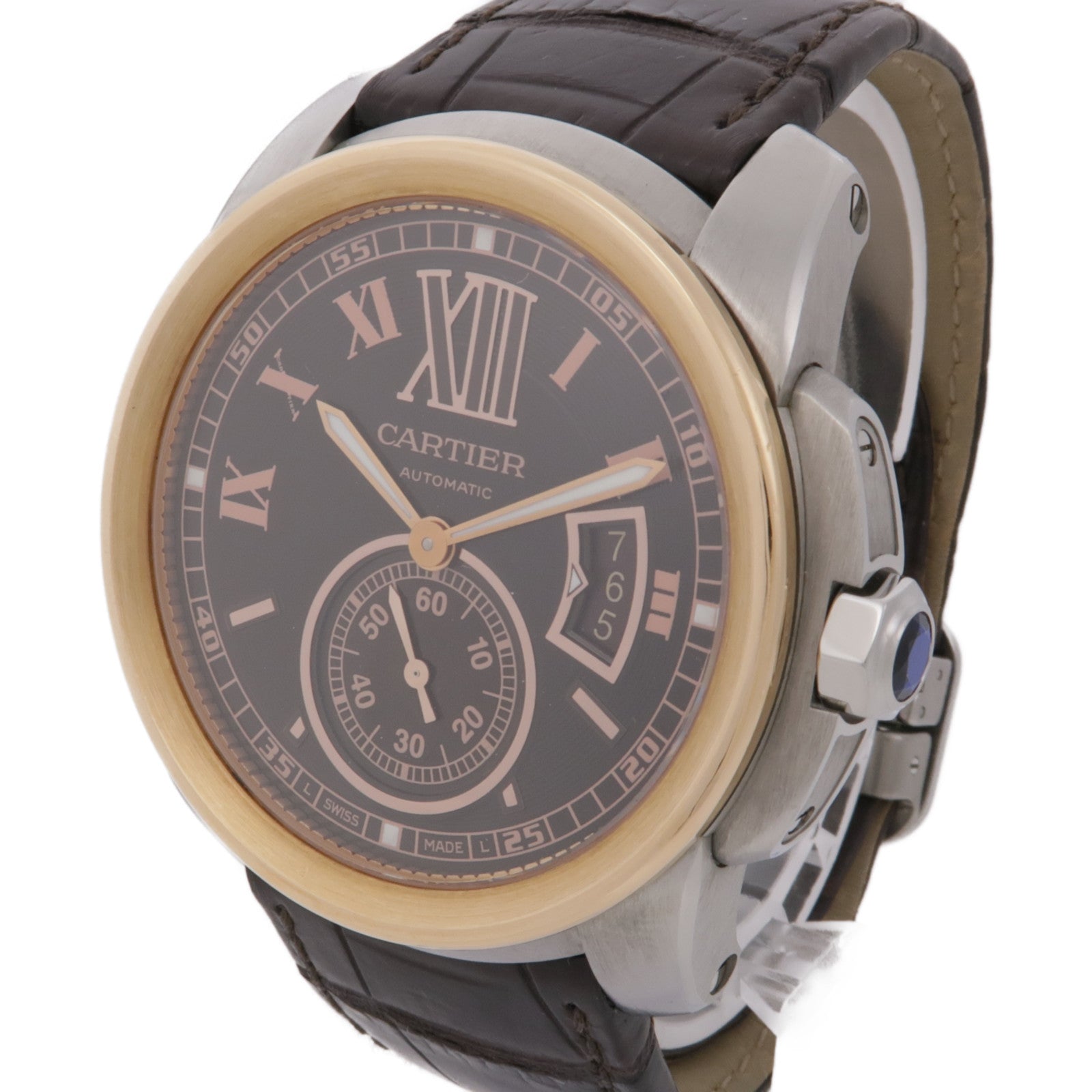 CARTIER Calibre de Cartier W7100051 Automatic Watch Stainless Steel 18K YG