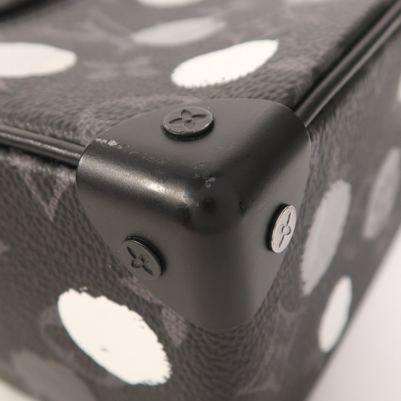 LOUIS VUITTON Monogram Eclipse Mini Soft Trunk肩背袋