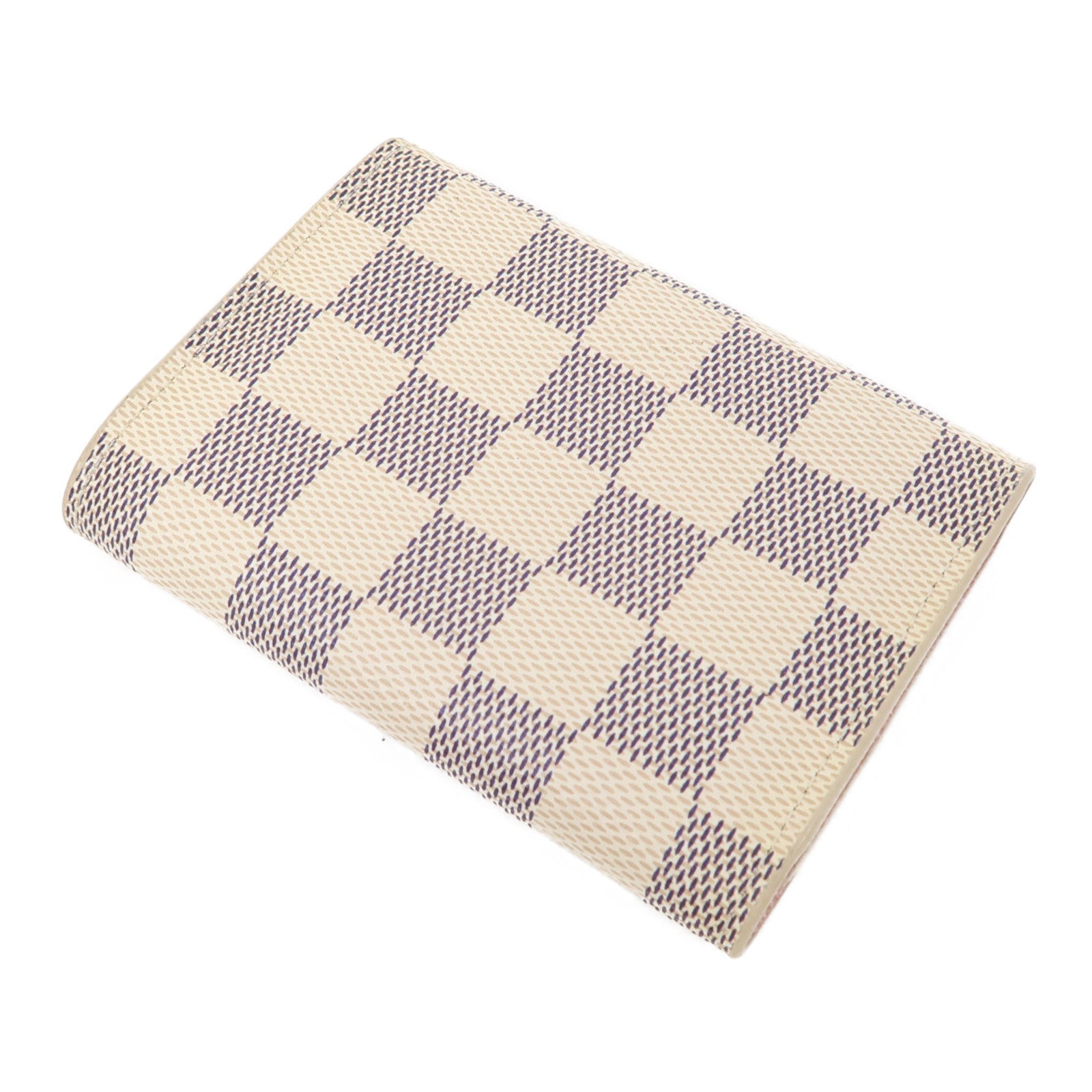 LOUIS VUITTON Damier Azur Rosalie Coin Purse金扣零錢包白色
