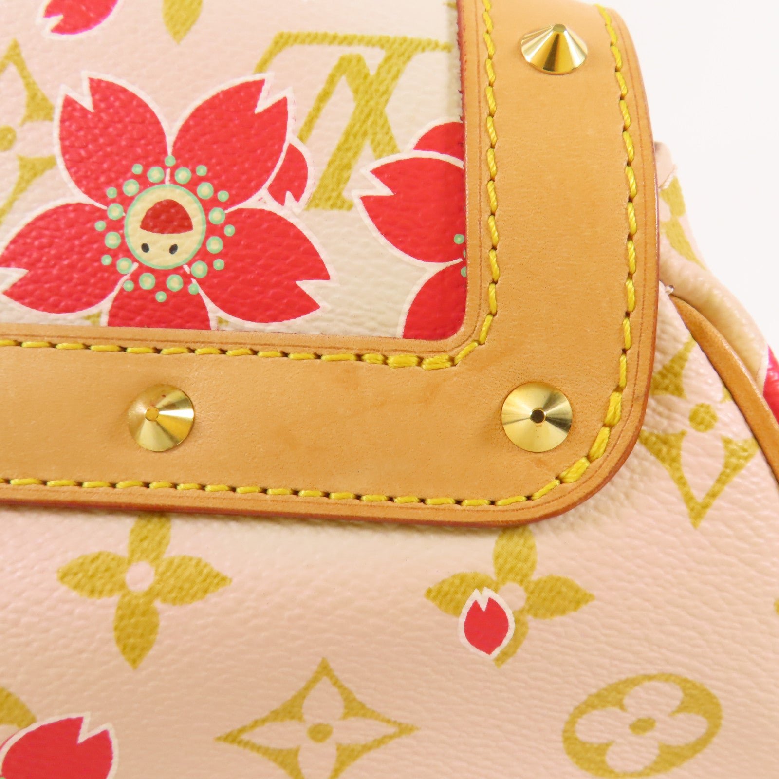 LOUIS VUITTON Monogram Blossom Sac Retro PM金扣手挽袋