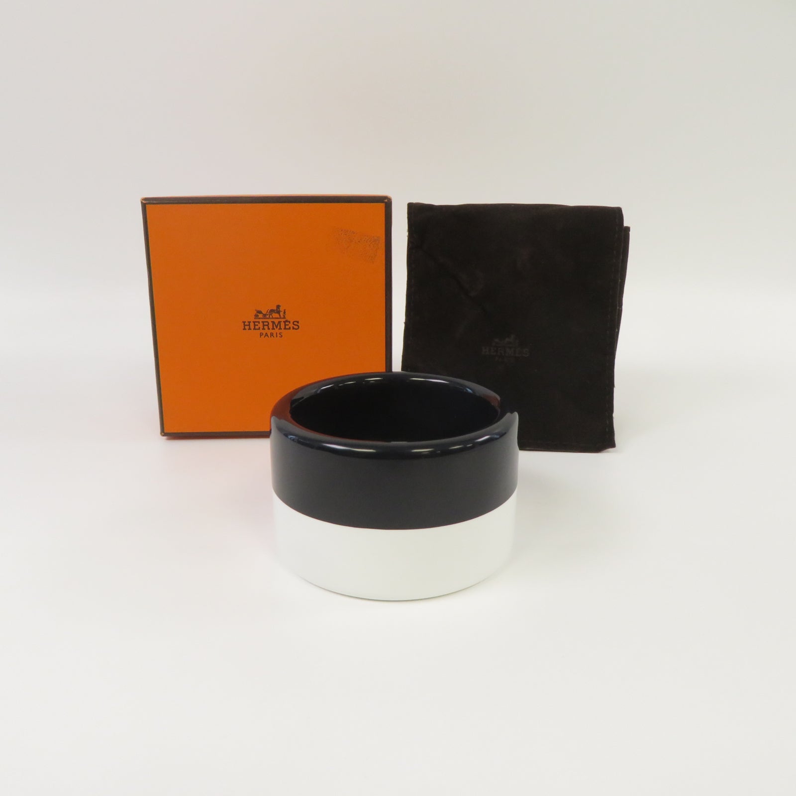 HERMES 【激減優惠】PVC Bracelet手鐲黑色/白色