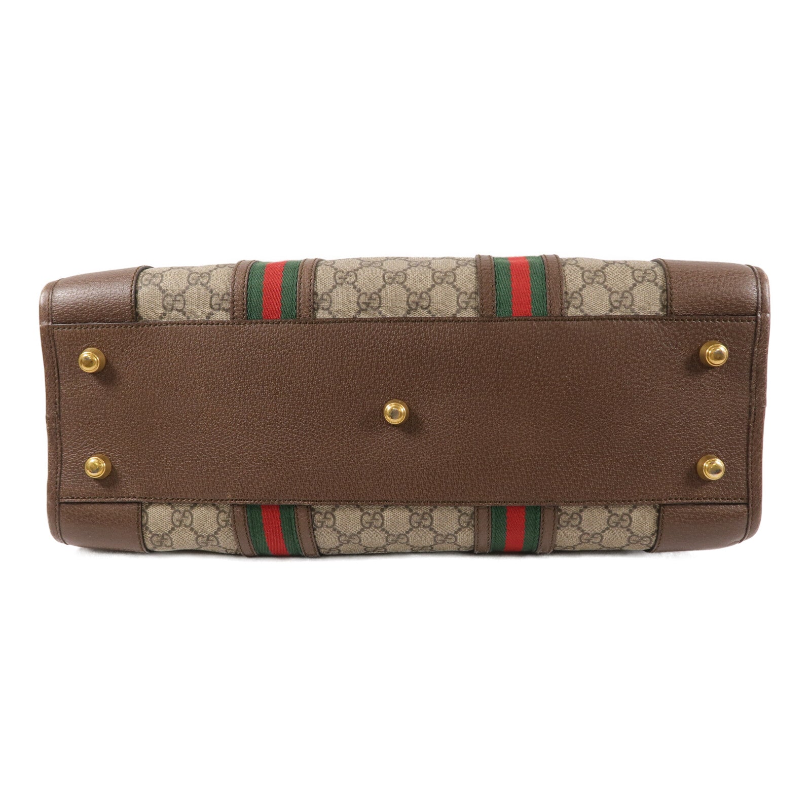 GUCCI 塗層帆布GG Supreme Duffle Bag手挽肩背兩用袋
