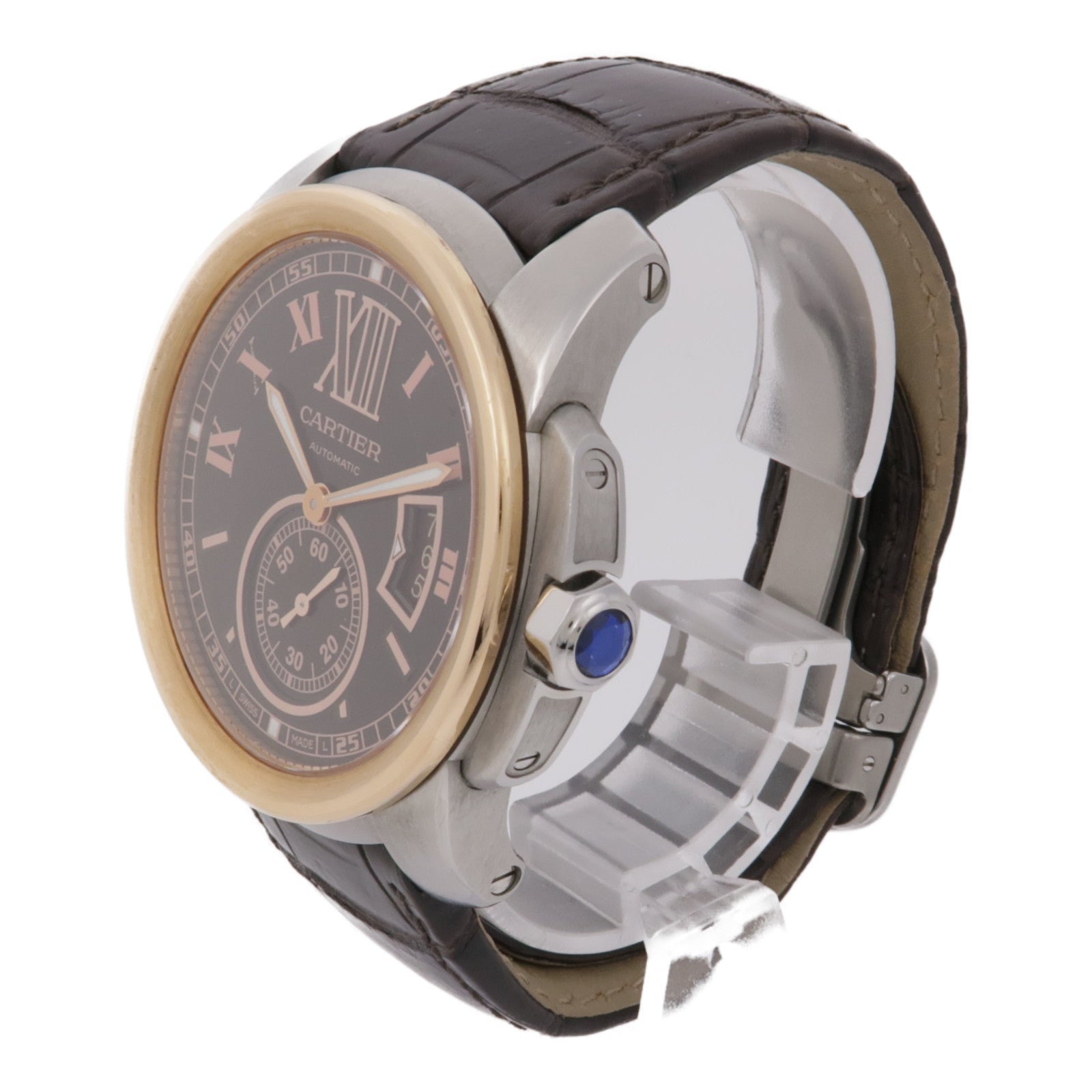 CARTIER Calibre de Cartier W7100051 Automatic Watch Stainless Steel 18K YG