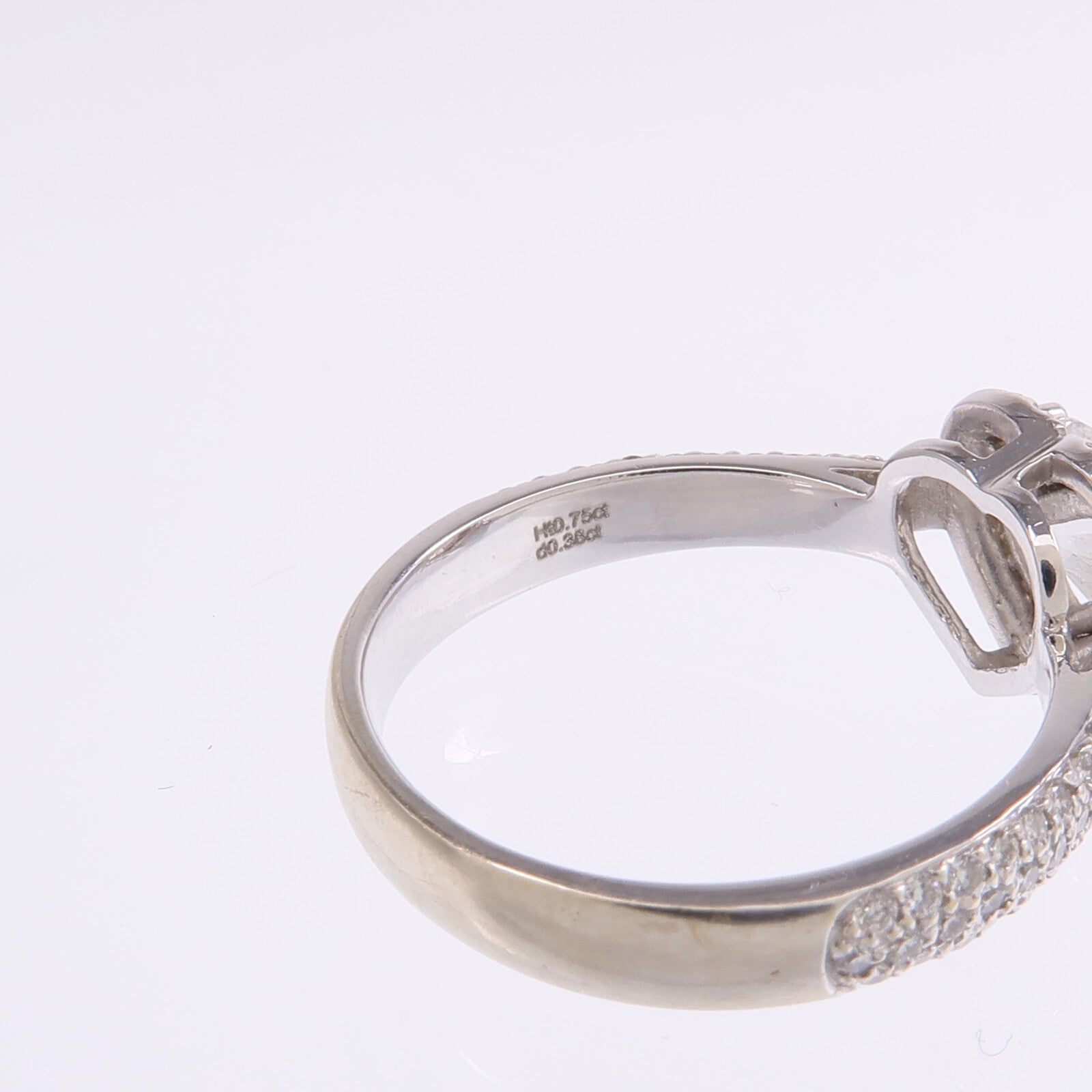 JEWELRY 【激減優惠】18K白金Diamond Ring鑽石戒指US#6