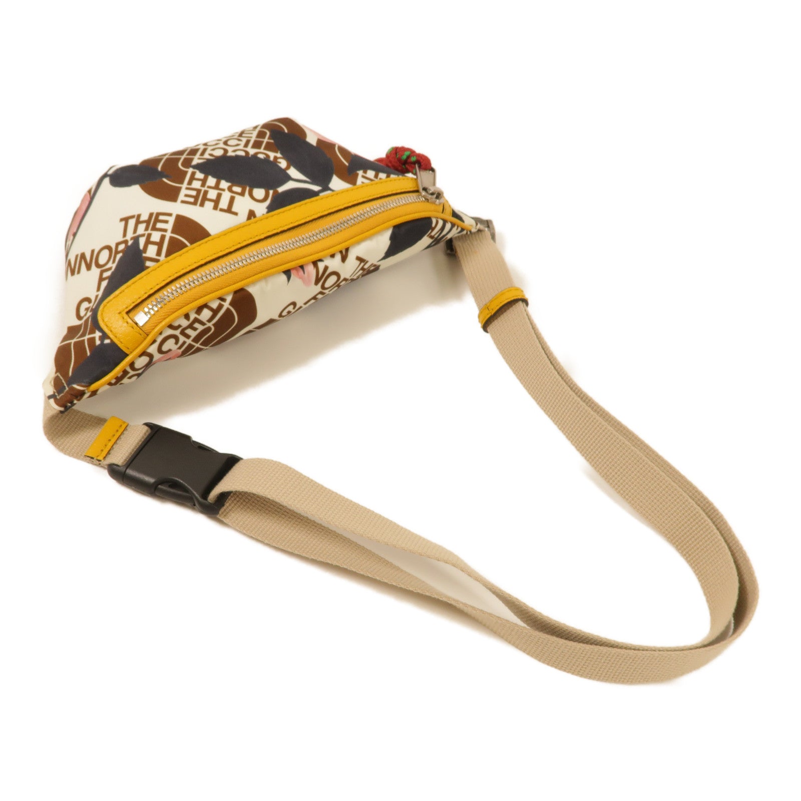 GUCCI GG The North Face Wrap Waist Bag Shoulder Bag Nylon Multicolor