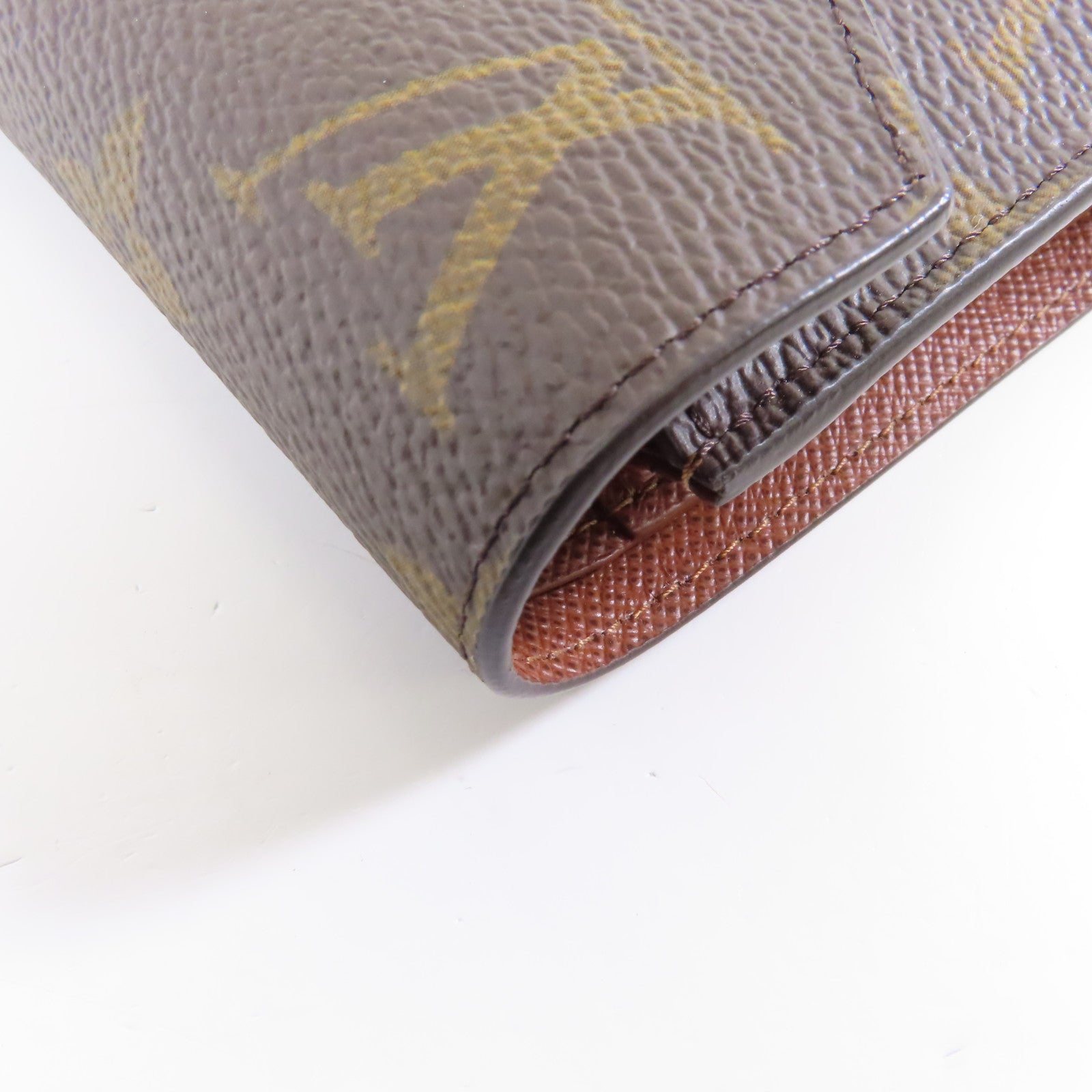 LOUIS VUITTON Monogram Victorine金扣錢包啡色