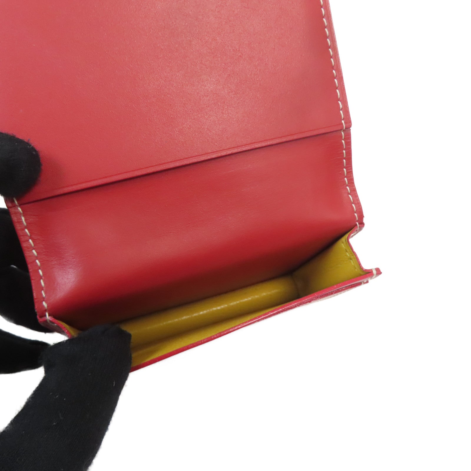 GOYARD 塗層帆布Malesherbes Card Wallet卡片套紅色