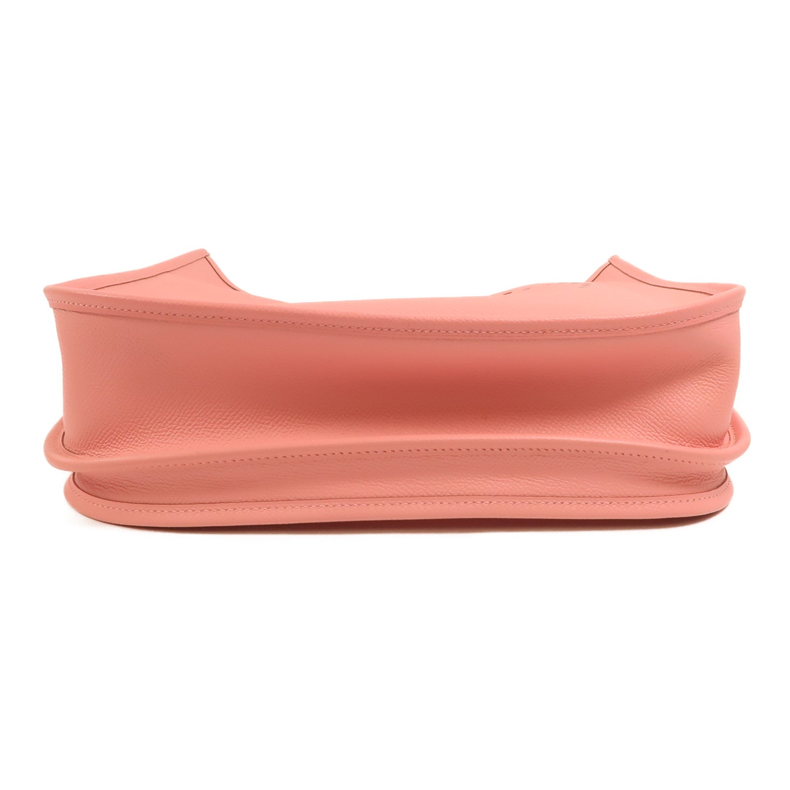 HERMES Epsom皮革Evelyne PM銀扣肩背袋Rose Confetti
