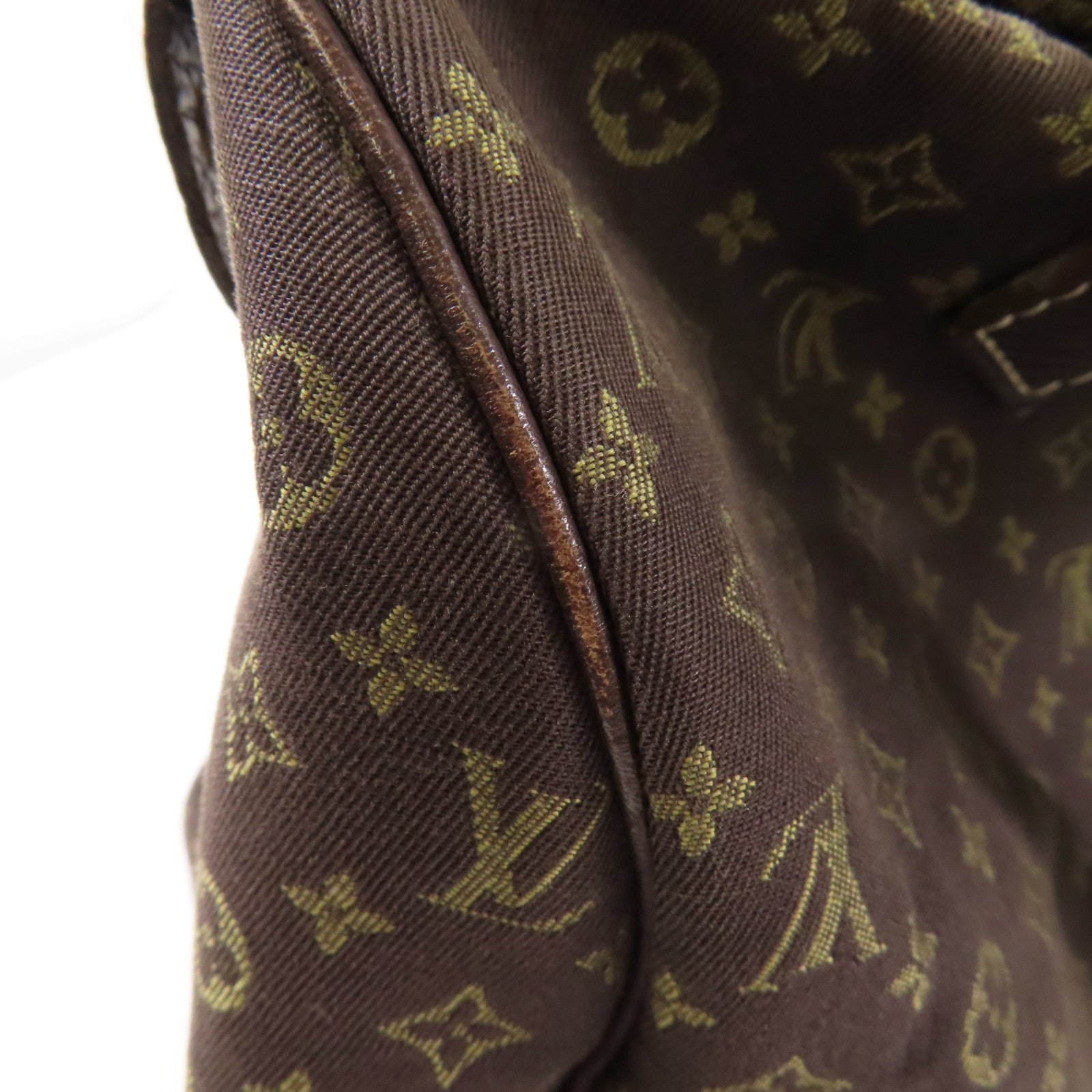 LOUIS VUITTON Monogram Mini Lin Speedy 30金扣手挽袋