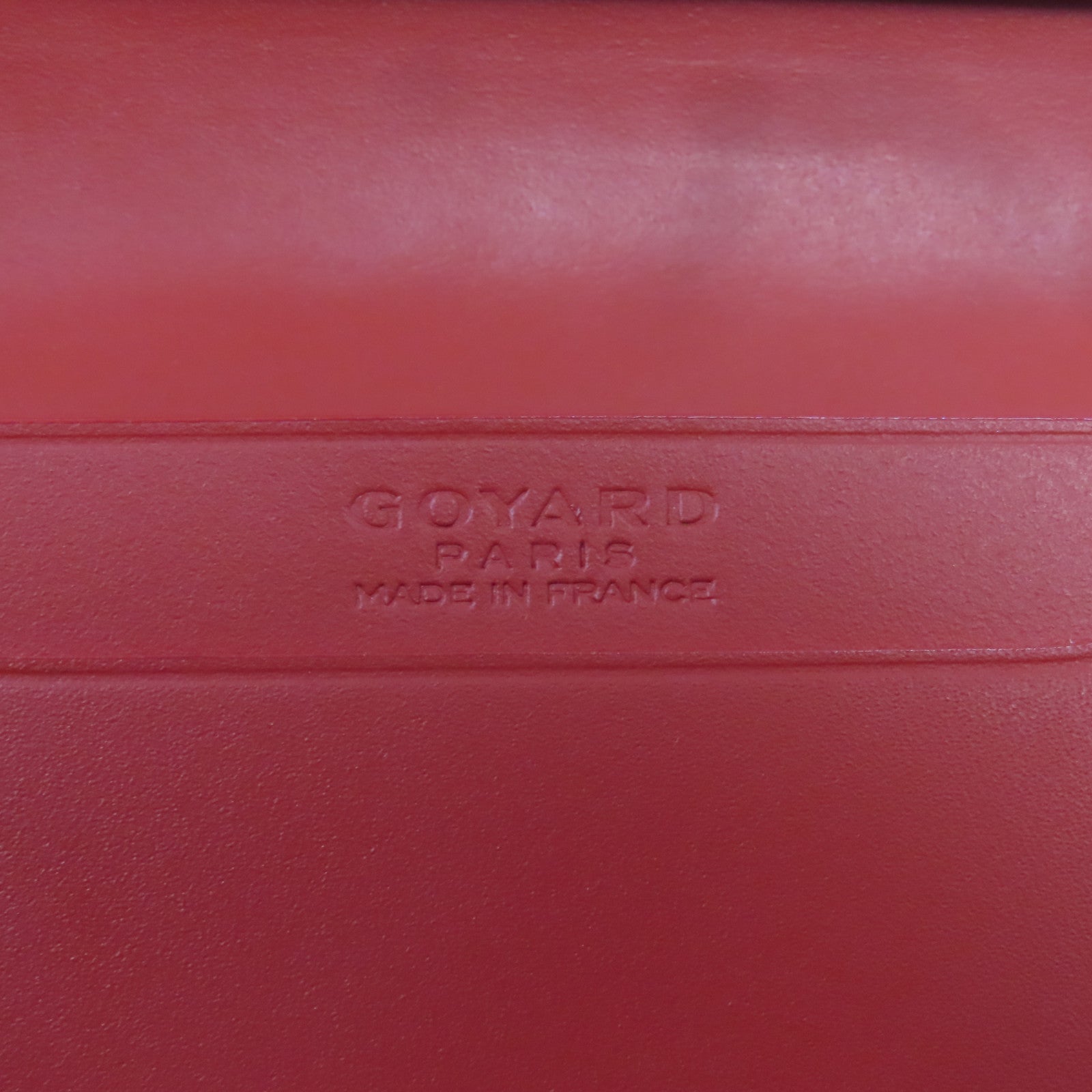 GOYARD 塗層帆布Malesherbes Card Wallet卡片套紅色
