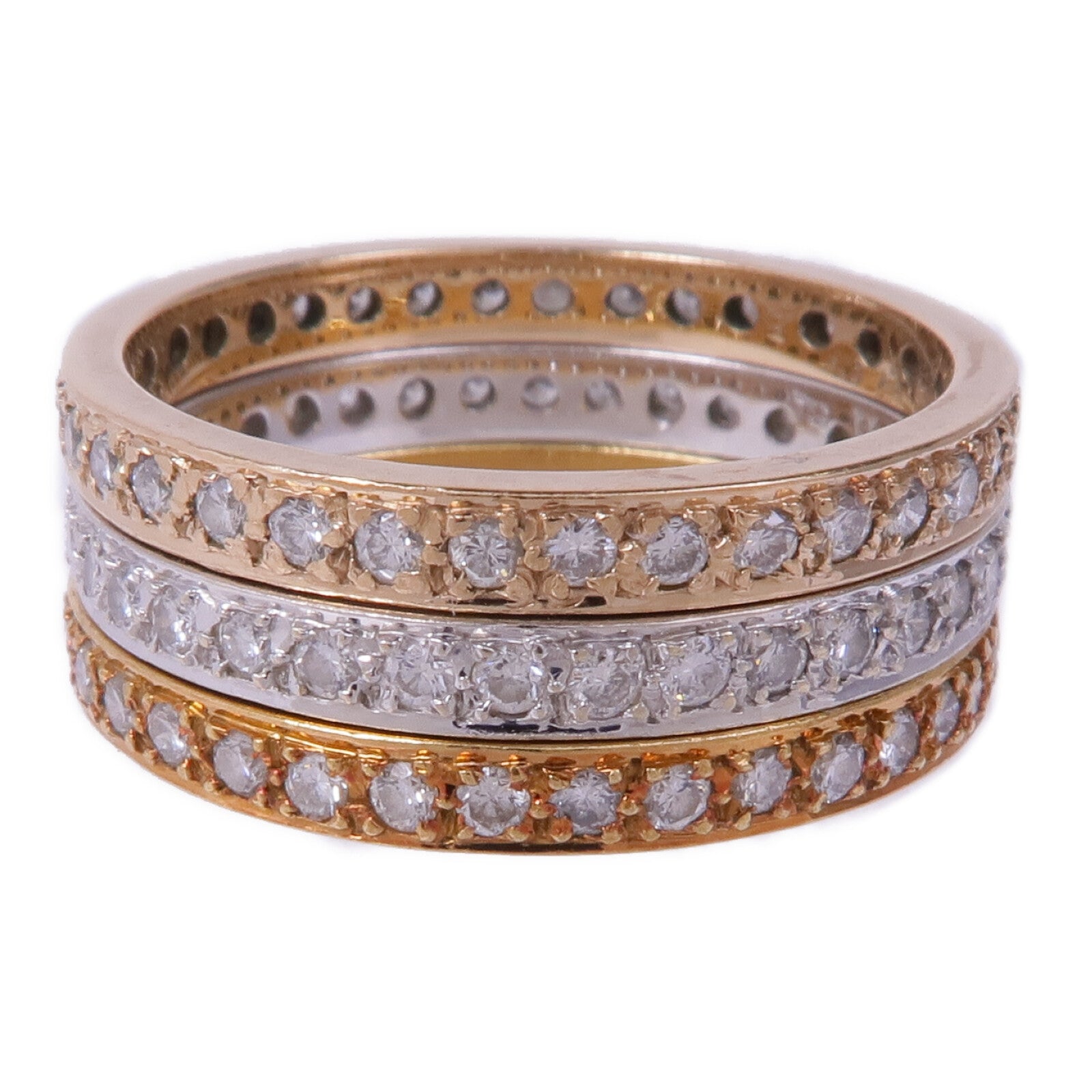 JEWELRY 18K白金/黃金/玫瑰金Diamond Ring鑽石戒指US#6.25