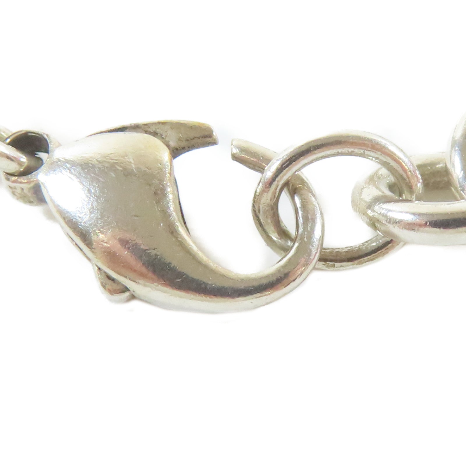 TIFFANY＆CO 925純銀Return to Tiffany Round Tag Bracelet手鏈#17cm