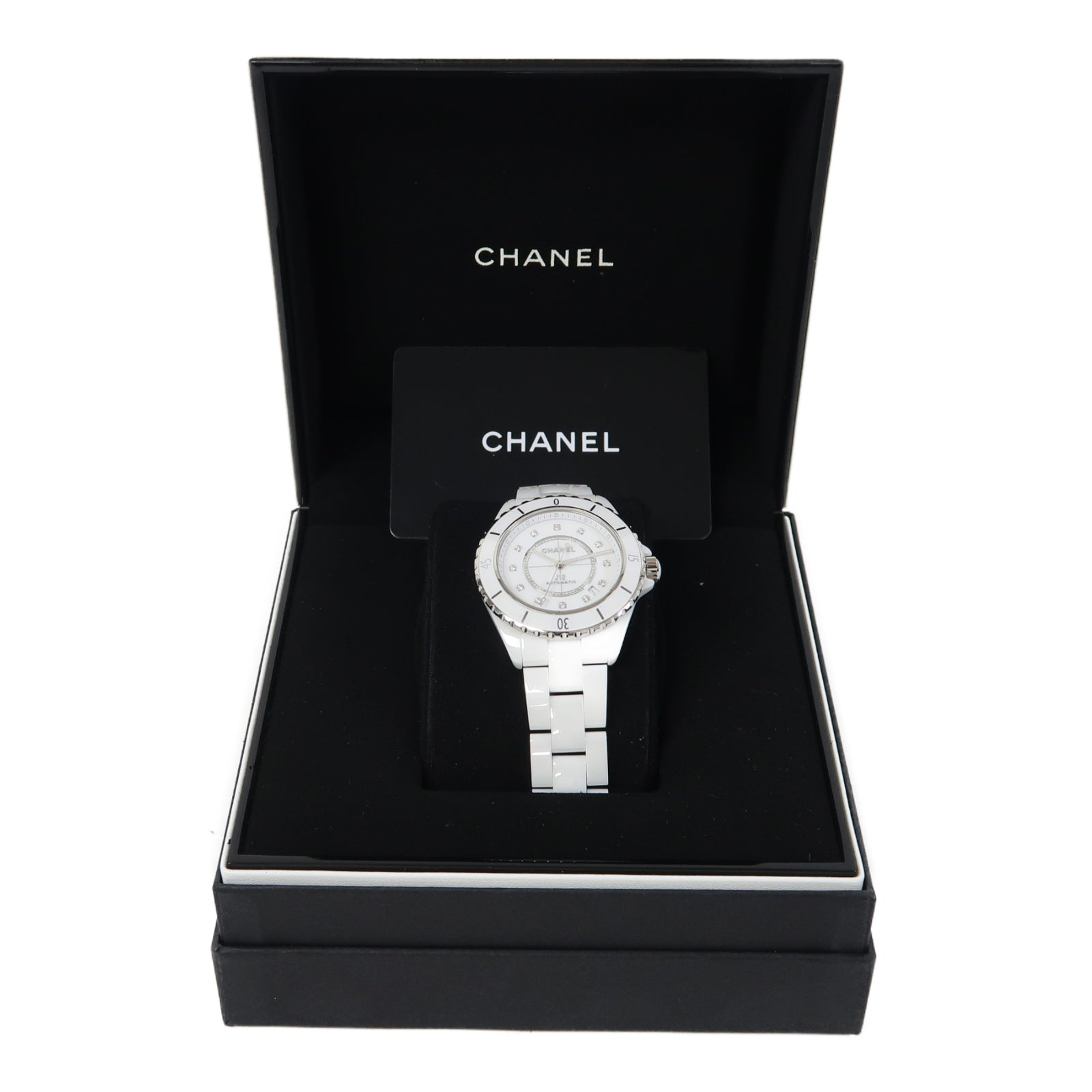 CHANEL J12 12P陶製手錶自動機芯白色