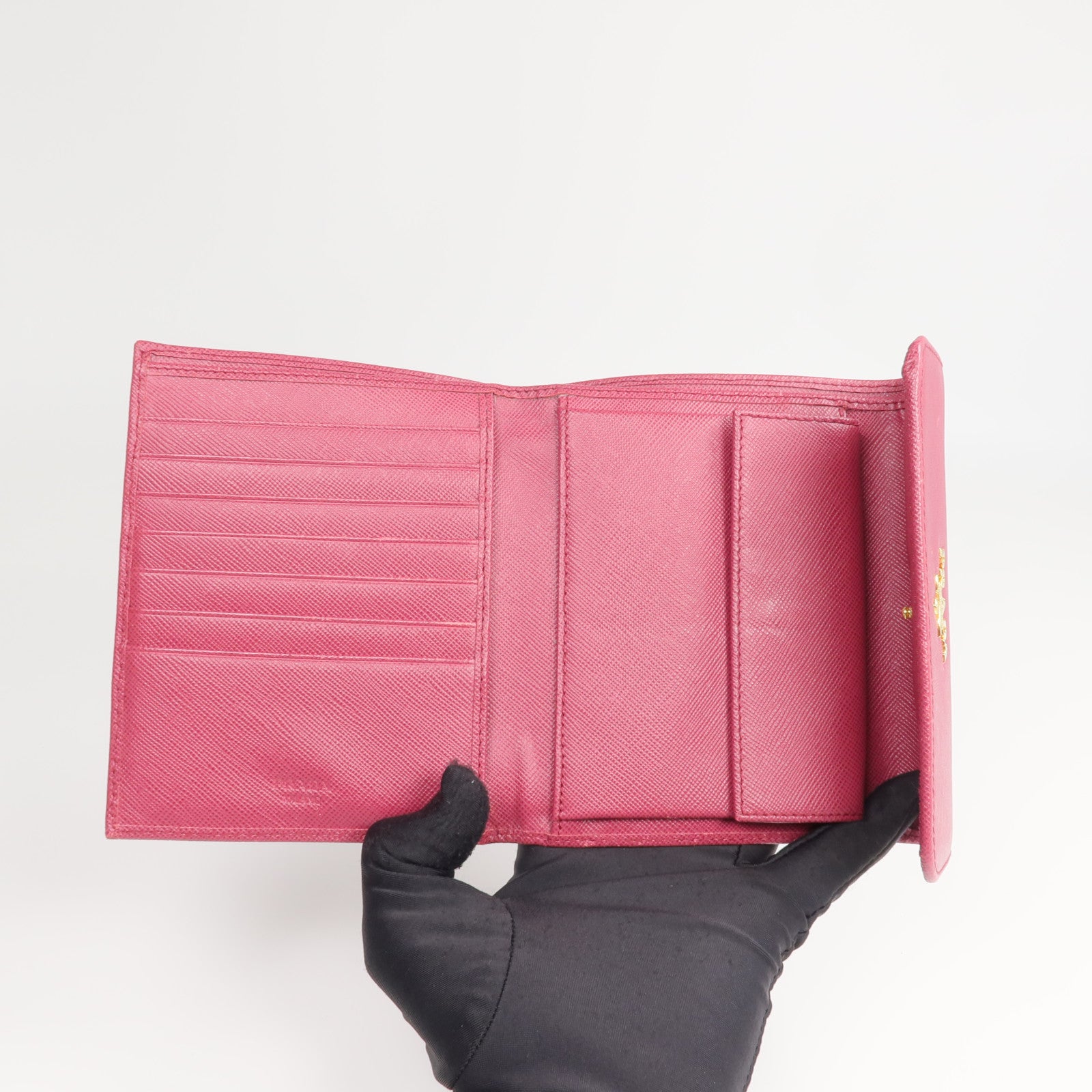 PRADA Saffiano皮革Wallet錢包