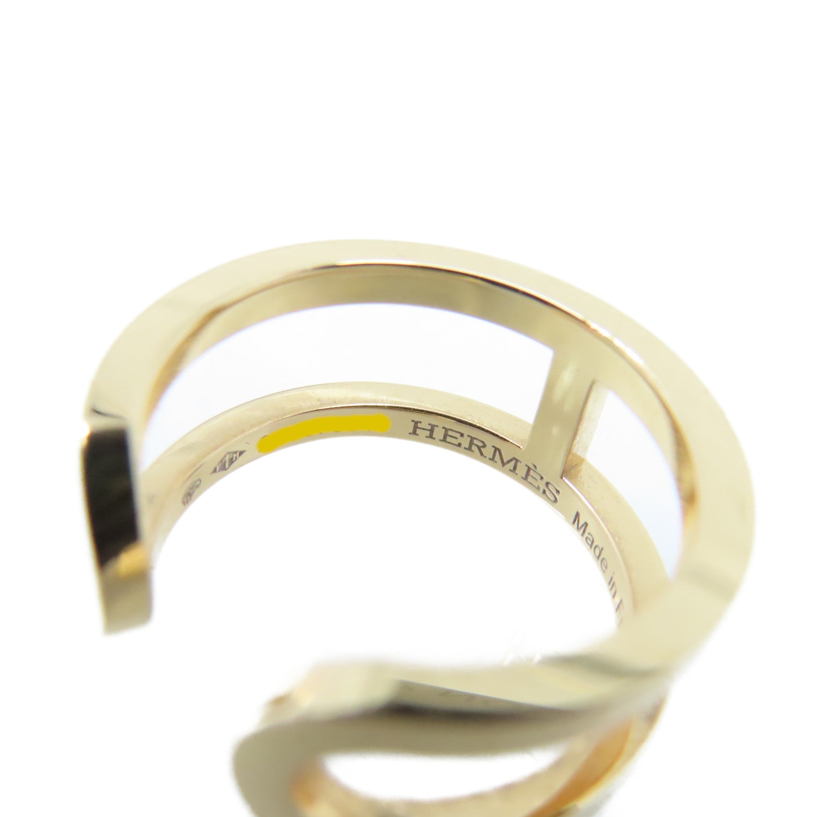 HERMES 【激減優惠】18K玫瑰金Bague Ever Chaine D'Ance Ring戒指#52