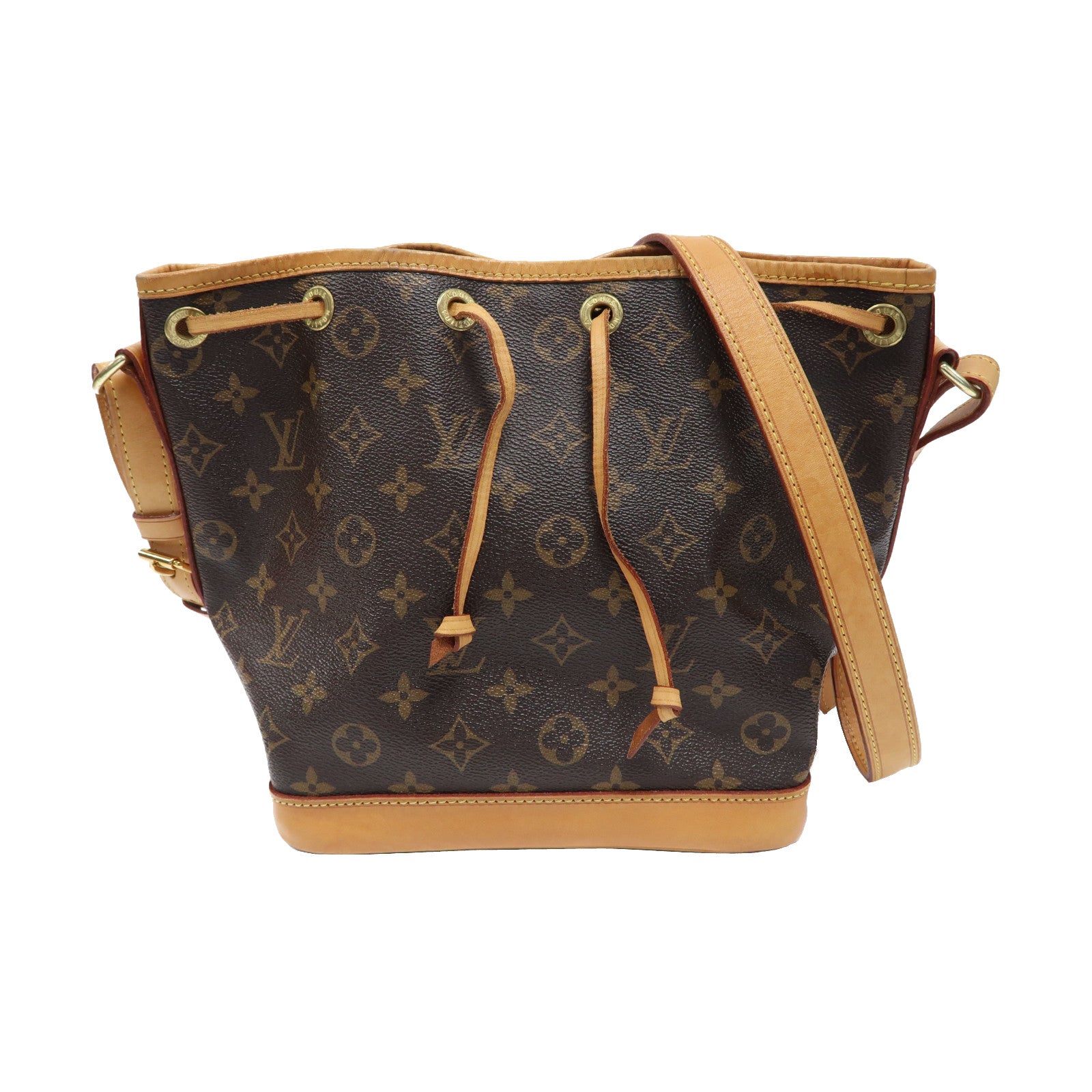 LOUIS VUITTON Monogram Noe BB金扣肩背袋啡色