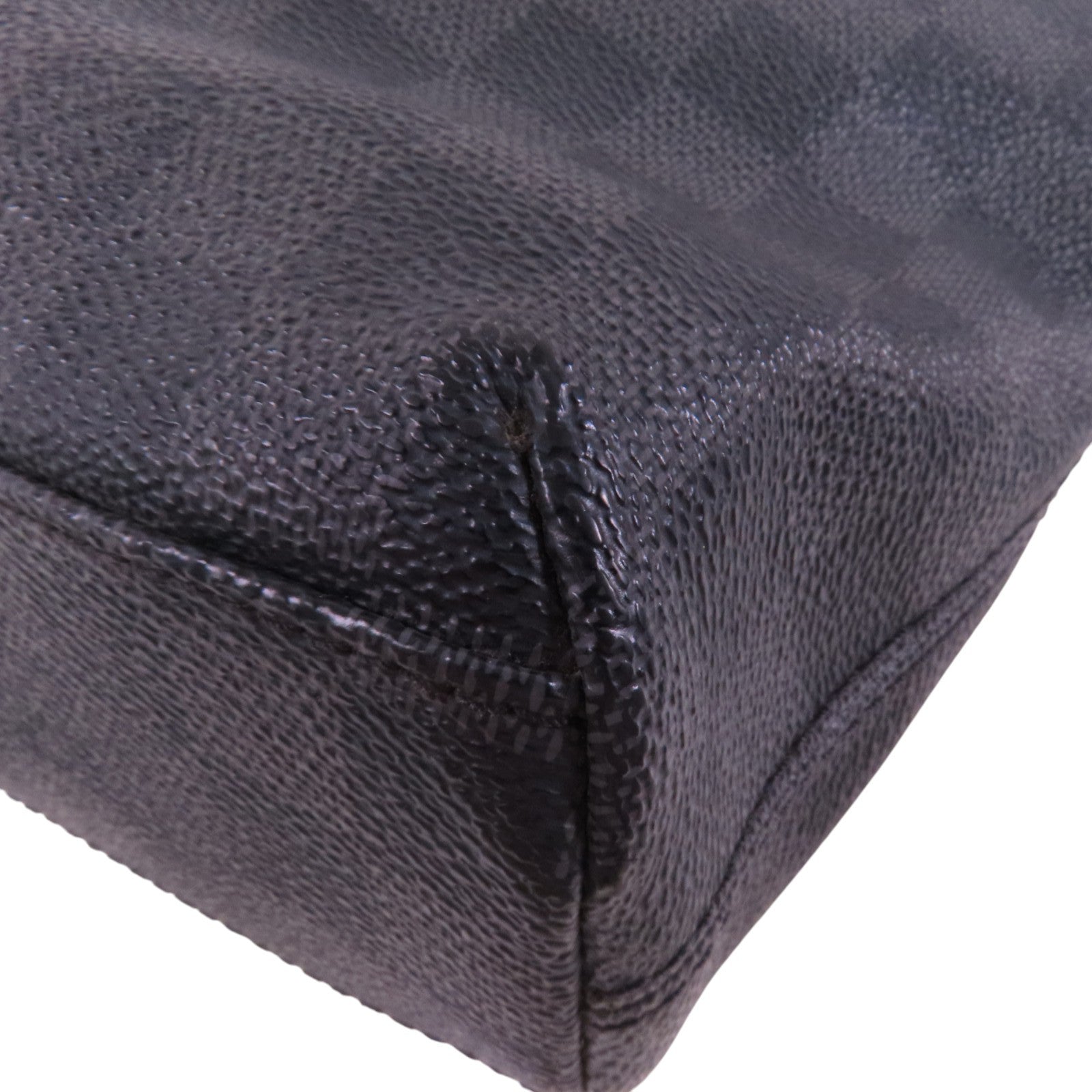 LOUIS VUITTON Damier Mick PM銀扣肩背袋