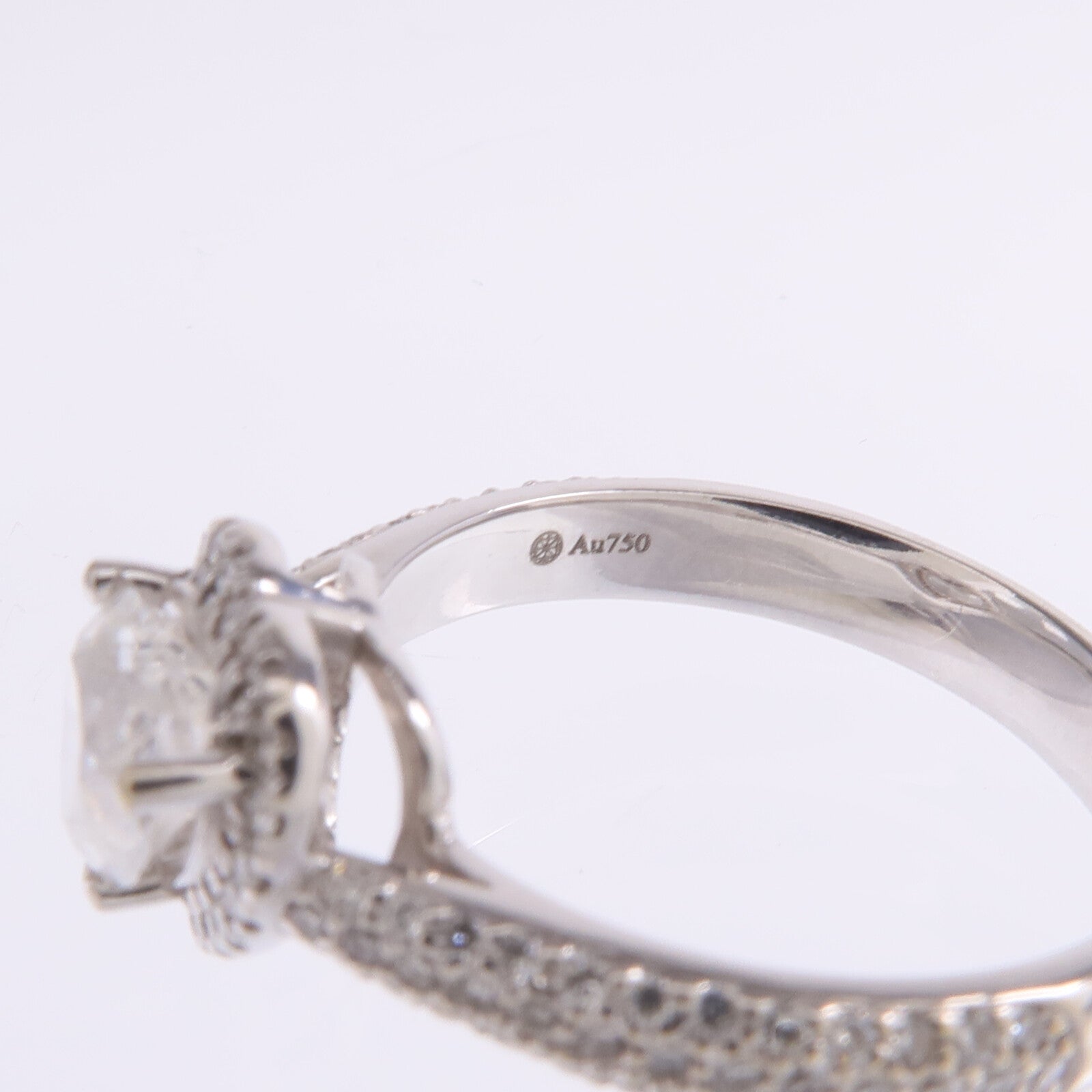 JEWELRY 【激減優惠】18K白金Diamond Ring鑽石戒指US#6