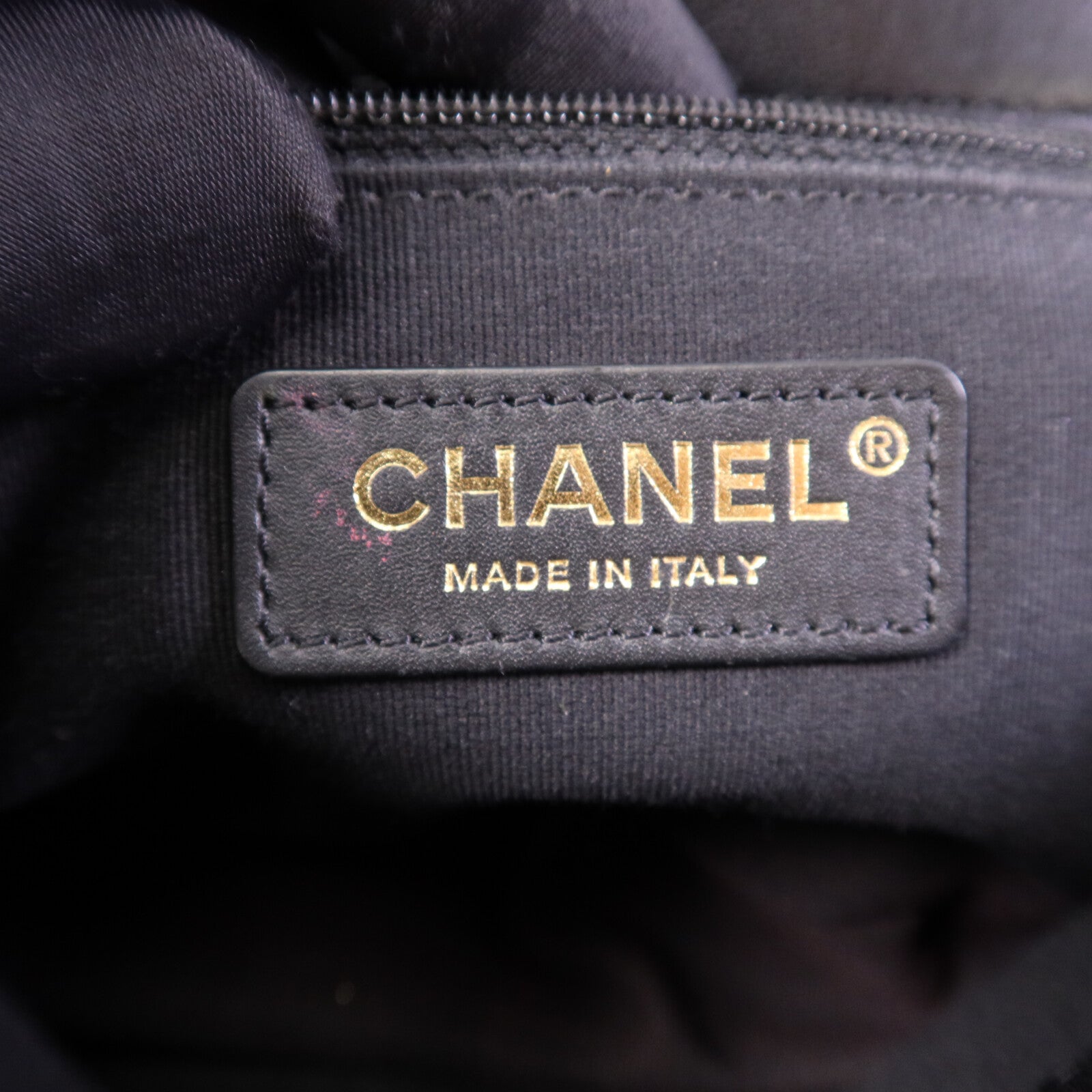 CHANEL 牛皮皮革Chain Shoulder Bag金扣手挽肩背兩用袋