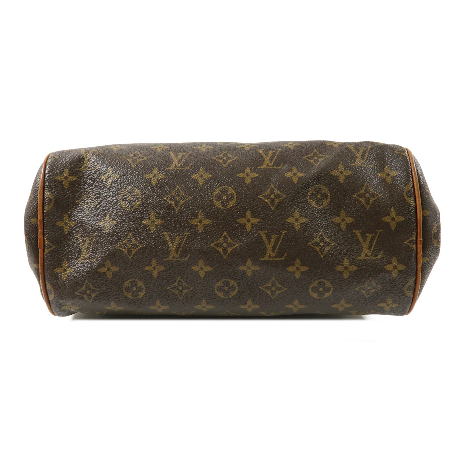 LOUIS VUITTON Monogram Montorgueil PM金扣肩背袋棕色