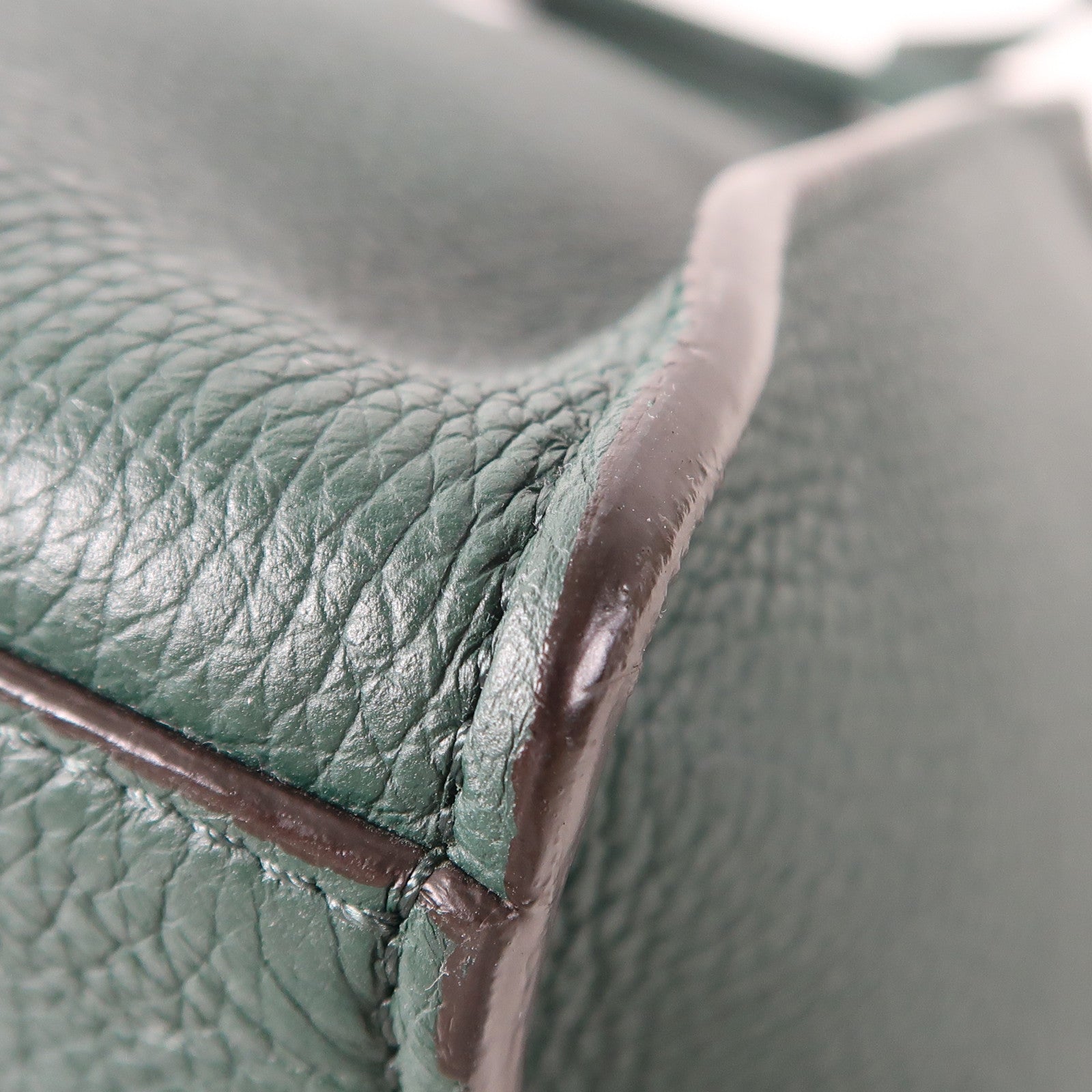 CELINE 【激減優惠】牛皮皮革Shoulder Bag銀扣手挽肩背兩用袋