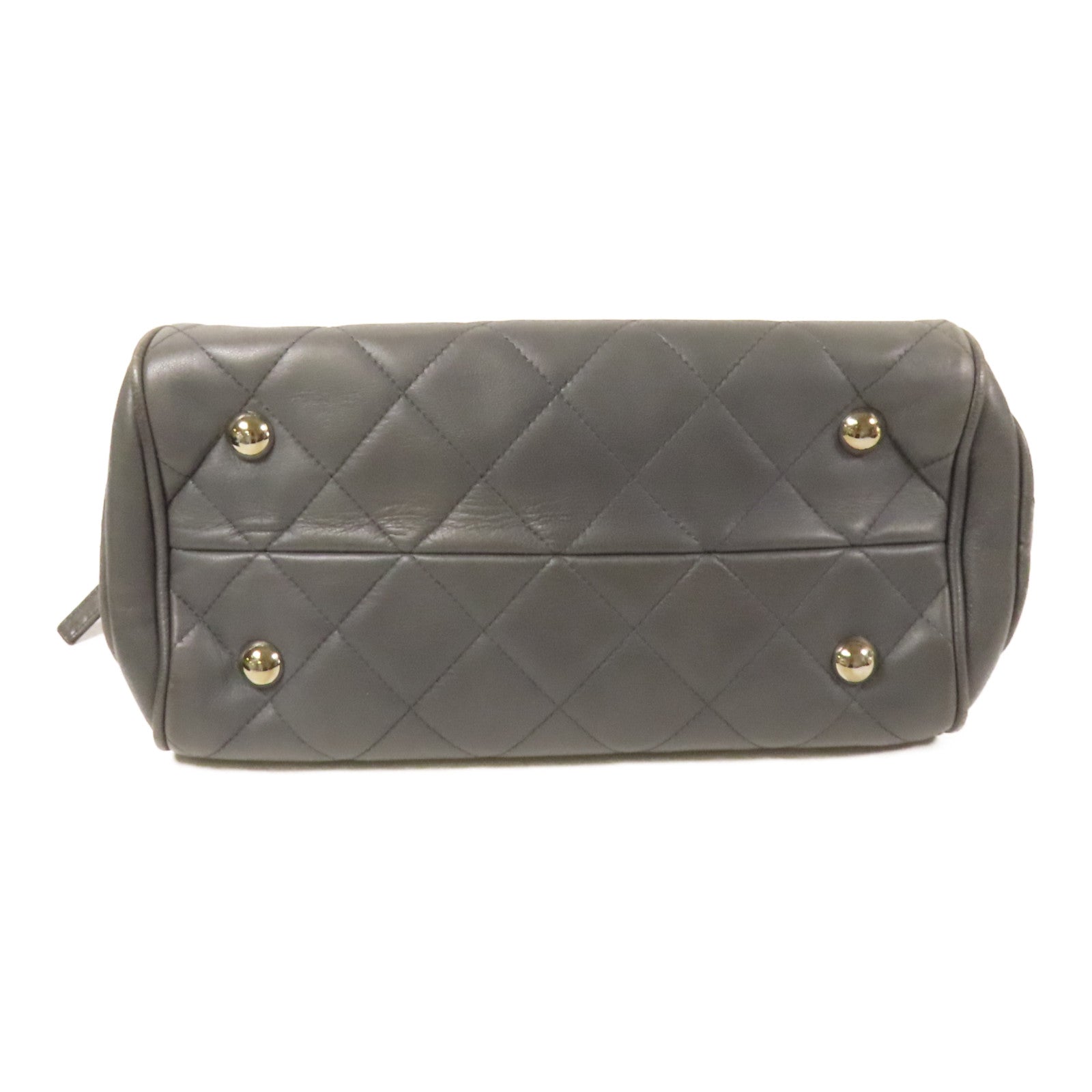 CHANEL 羊皮皮革Chain Shoulder銀扣鏈帶肩背袋