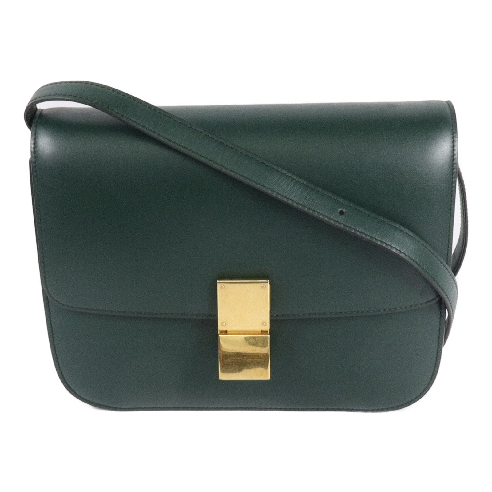 CELINE 牛皮皮革Classic Box肩背袋