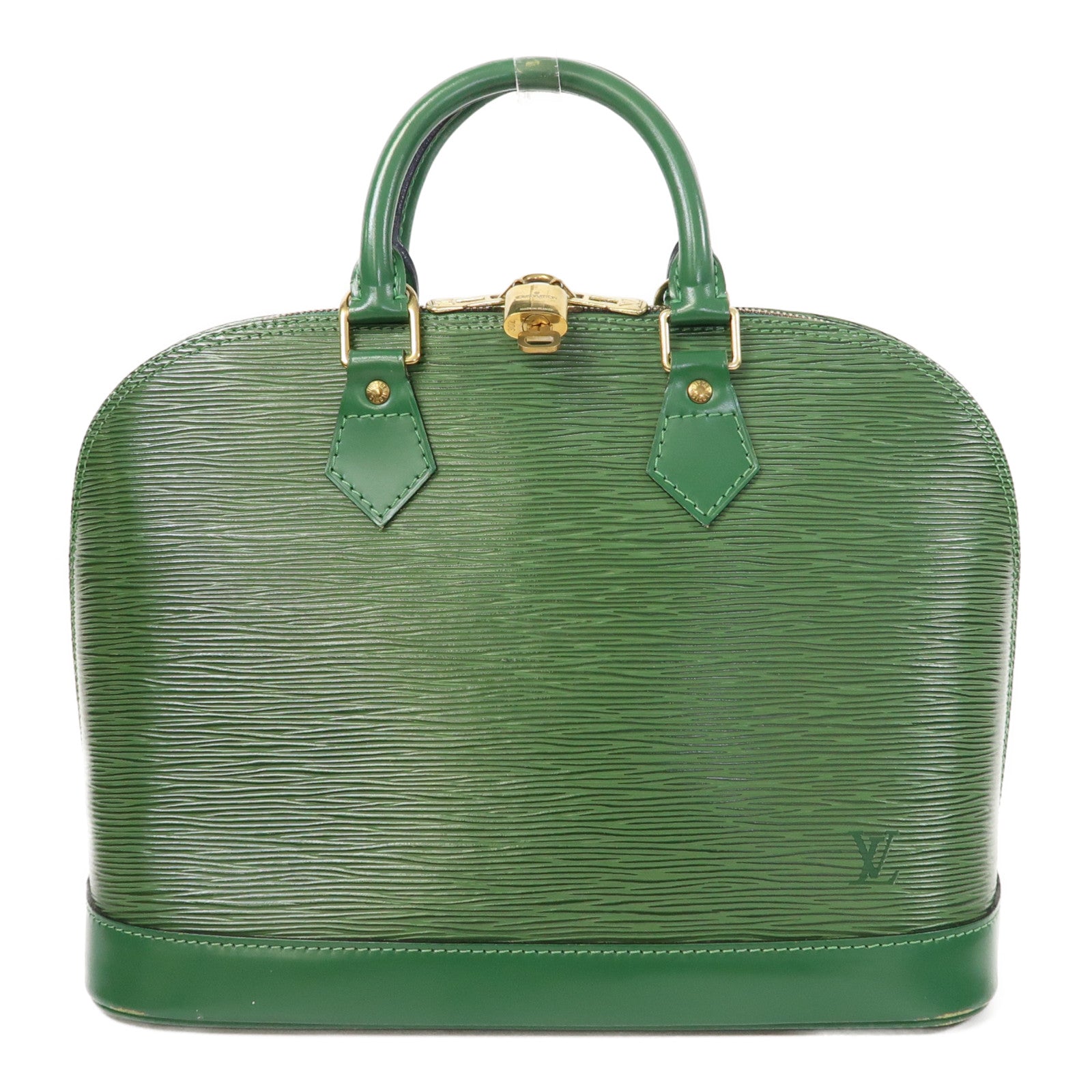 LOUIS VUITTON 【激減優惠】Epi Alma金扣手挽袋綠色