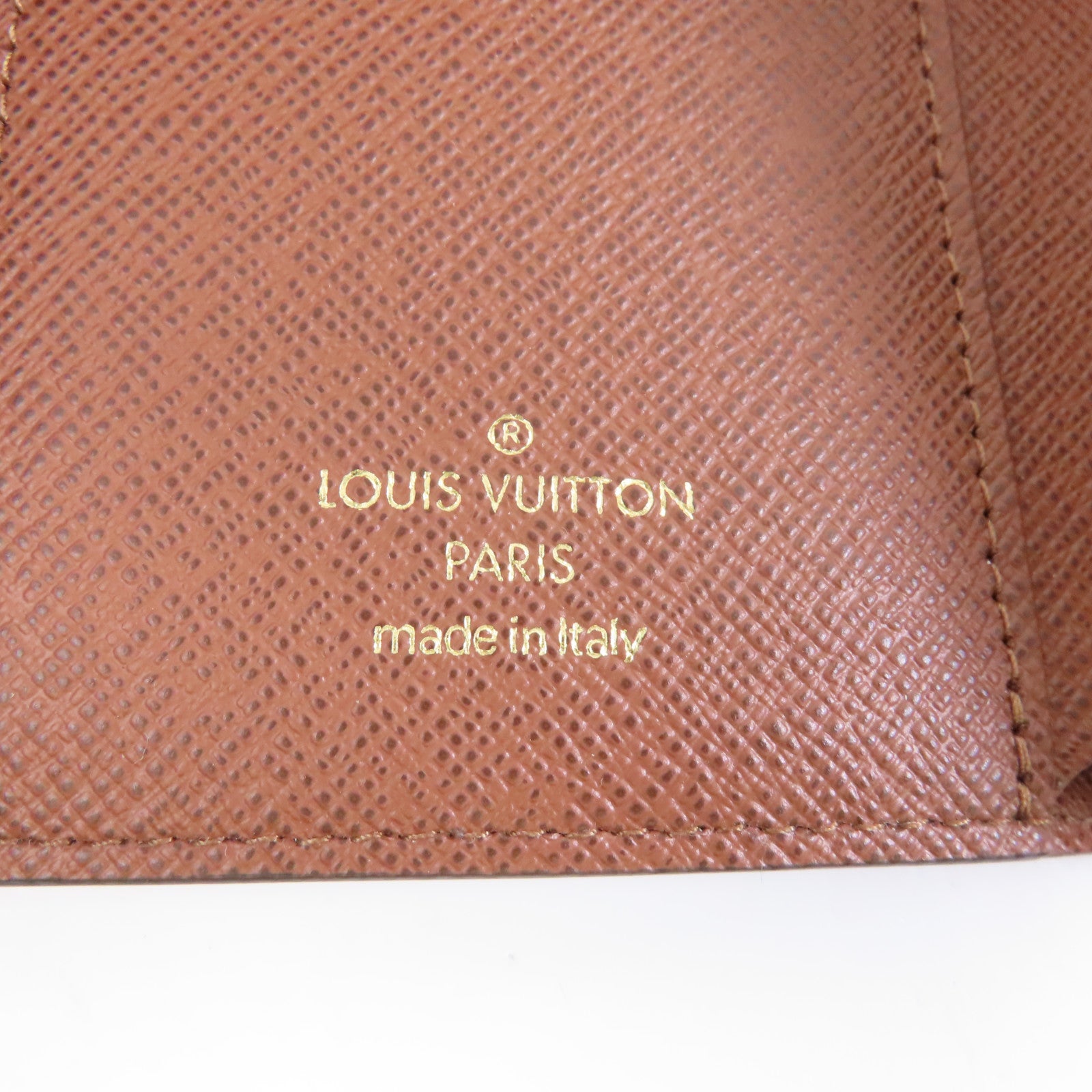 LOUIS VUITTON Monogram Victorine金扣錢包啡色