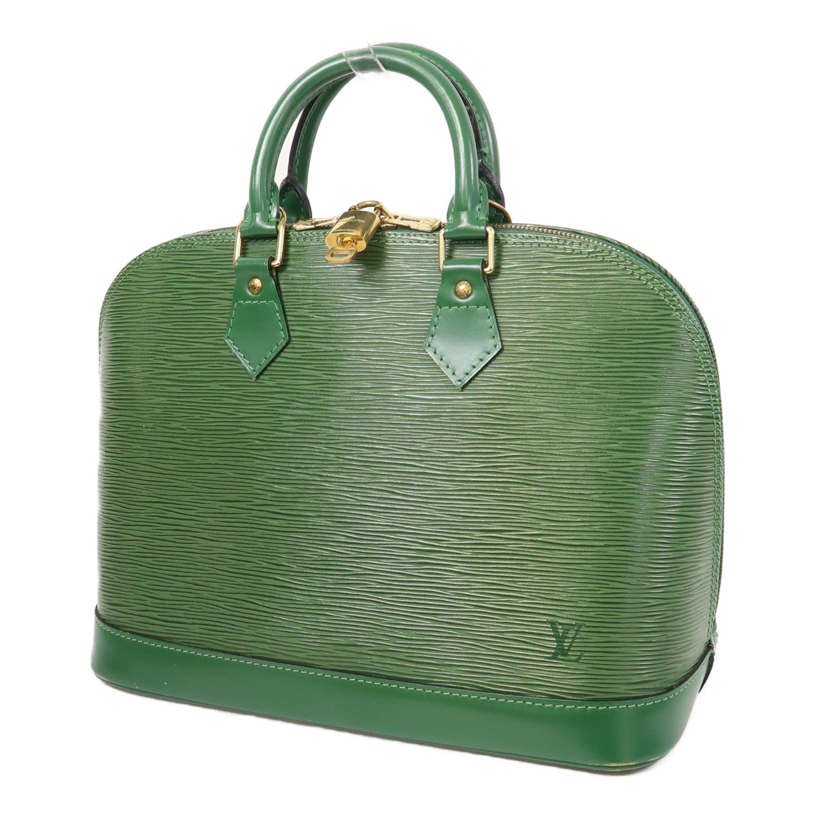 LOUIS VUITTON 【激減優惠】Epi Alma金扣手挽袋綠色