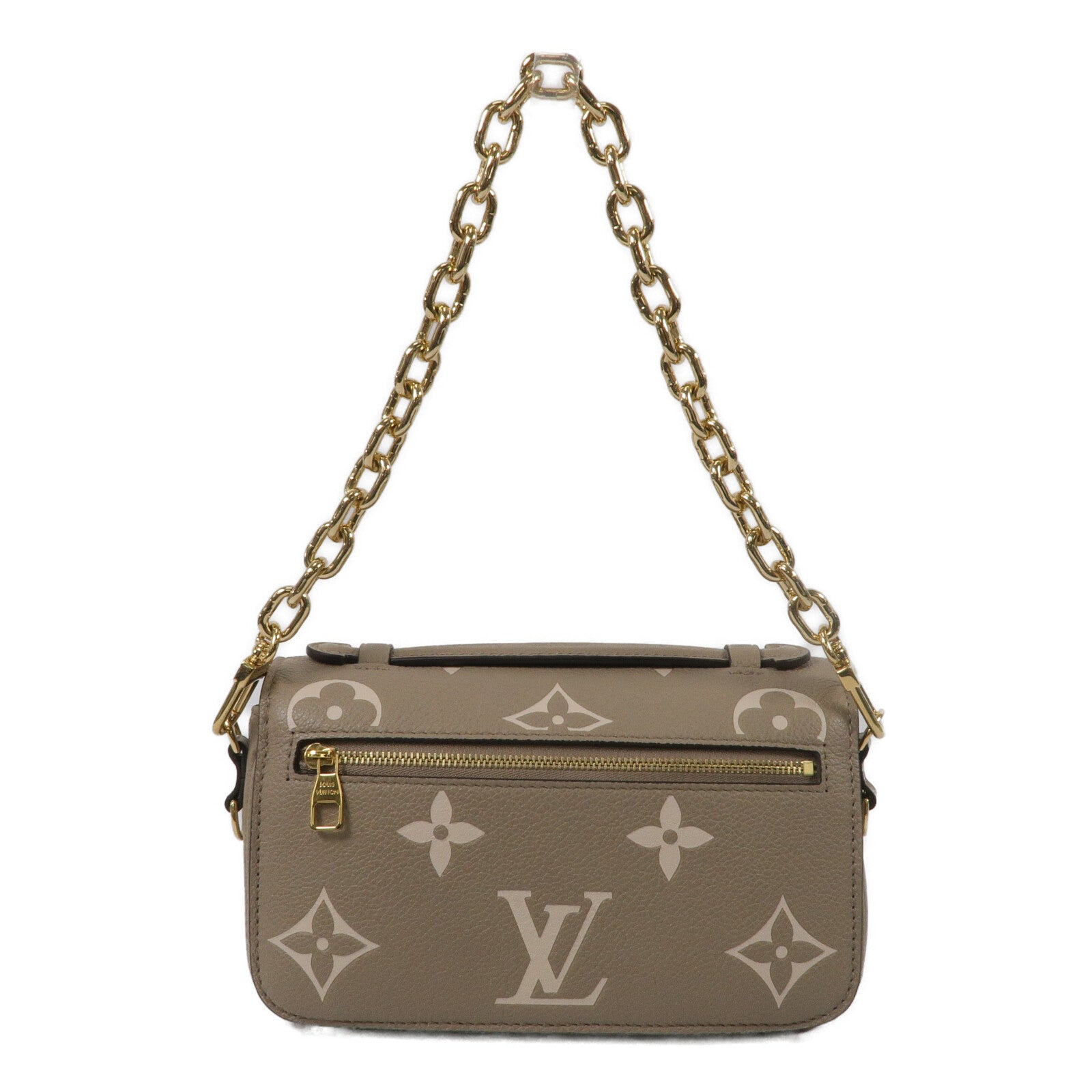 LOUIS VUITTON Monogram Empreinte Pochette Metis East West手挽肩背兩用袋