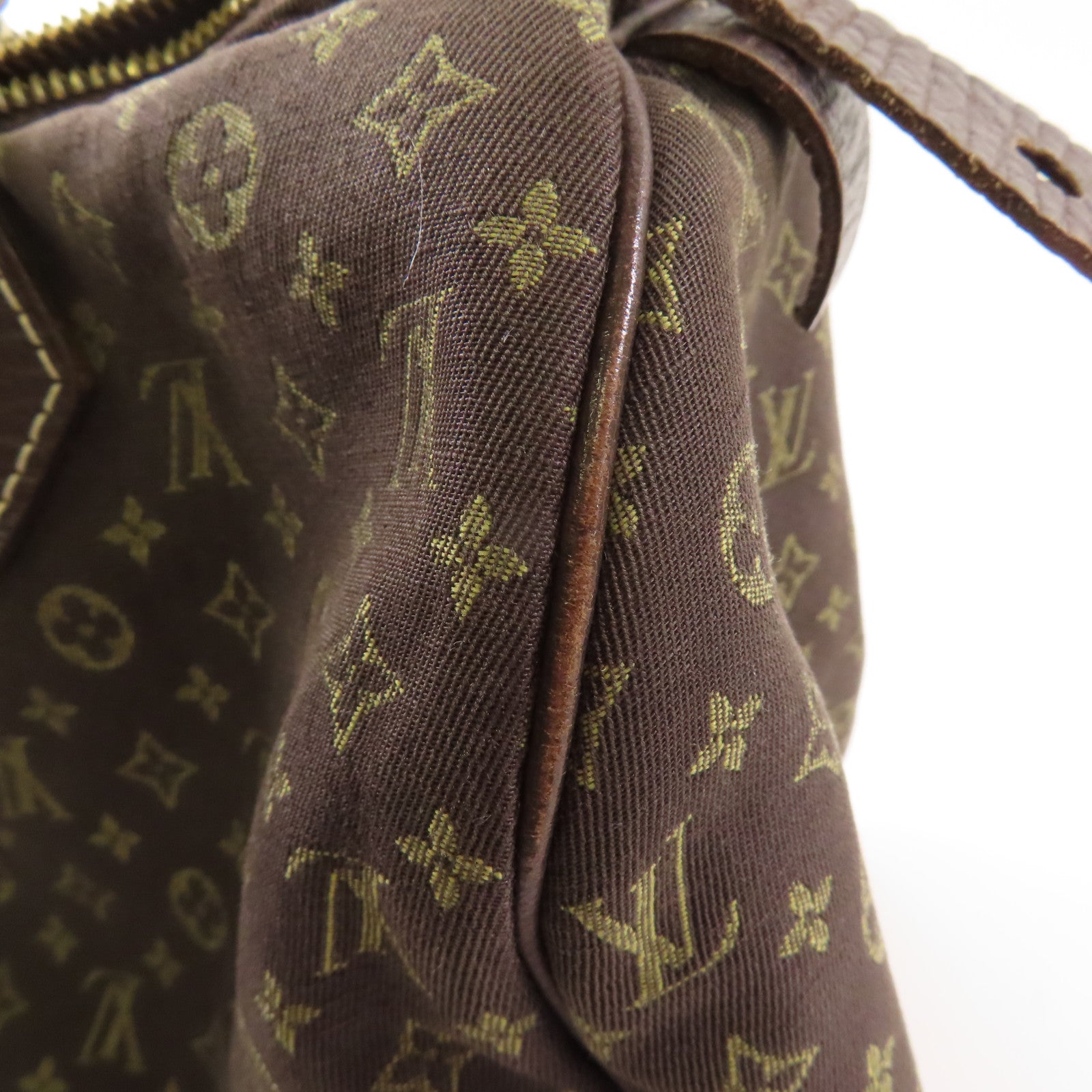 LOUIS VUITTON Monogram Mini Lin Speedy 30金扣手挽袋