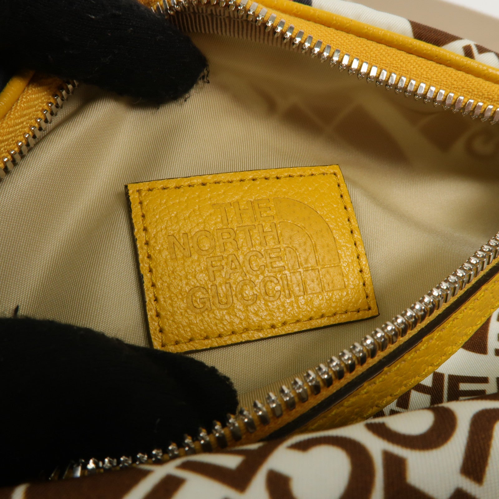 GUCCI GG The North Face Wrap Waist Bag Shoulder Bag Nylon Multicolor