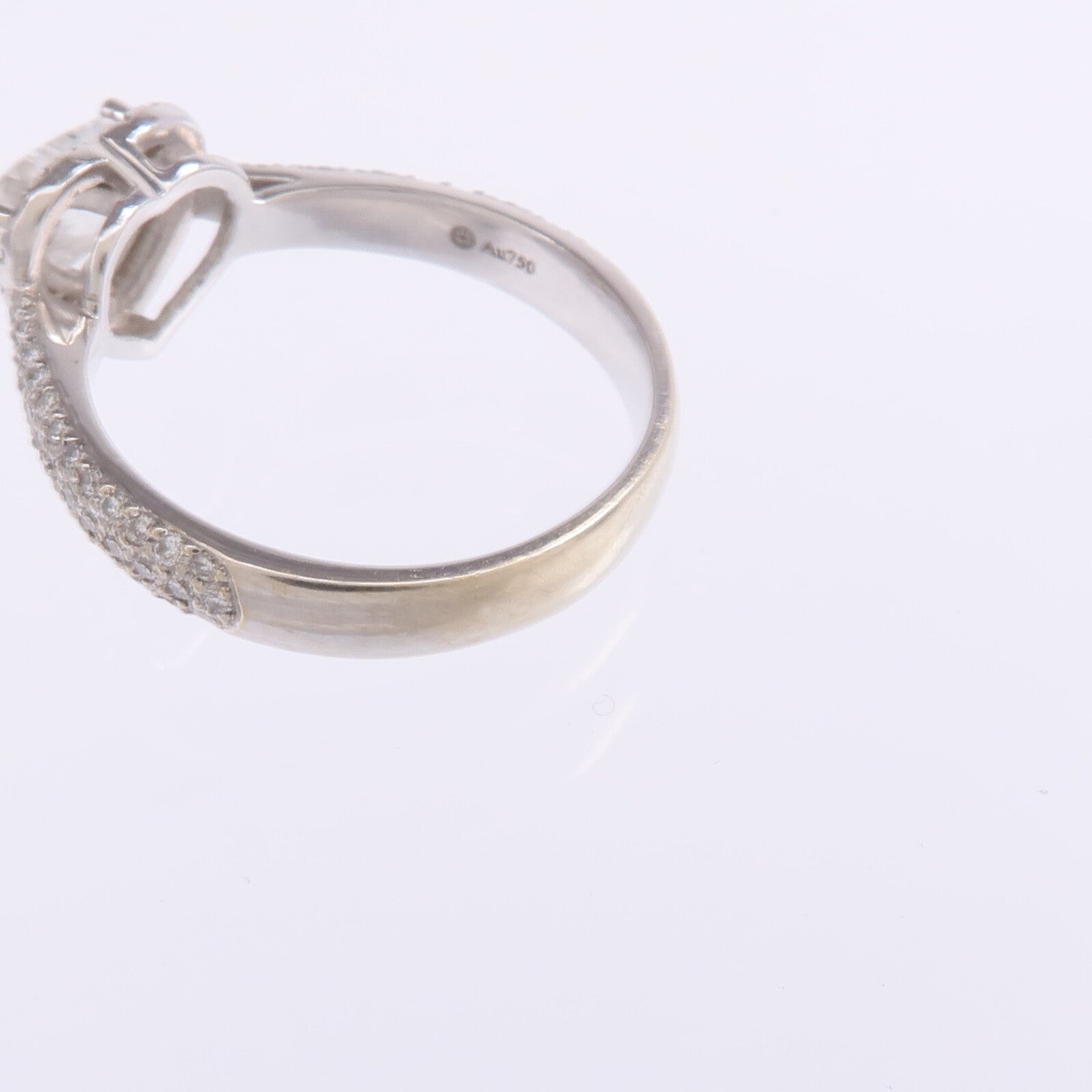 JEWELRY 【激減優惠】18K白金Diamond Ring鑽石戒指US#6