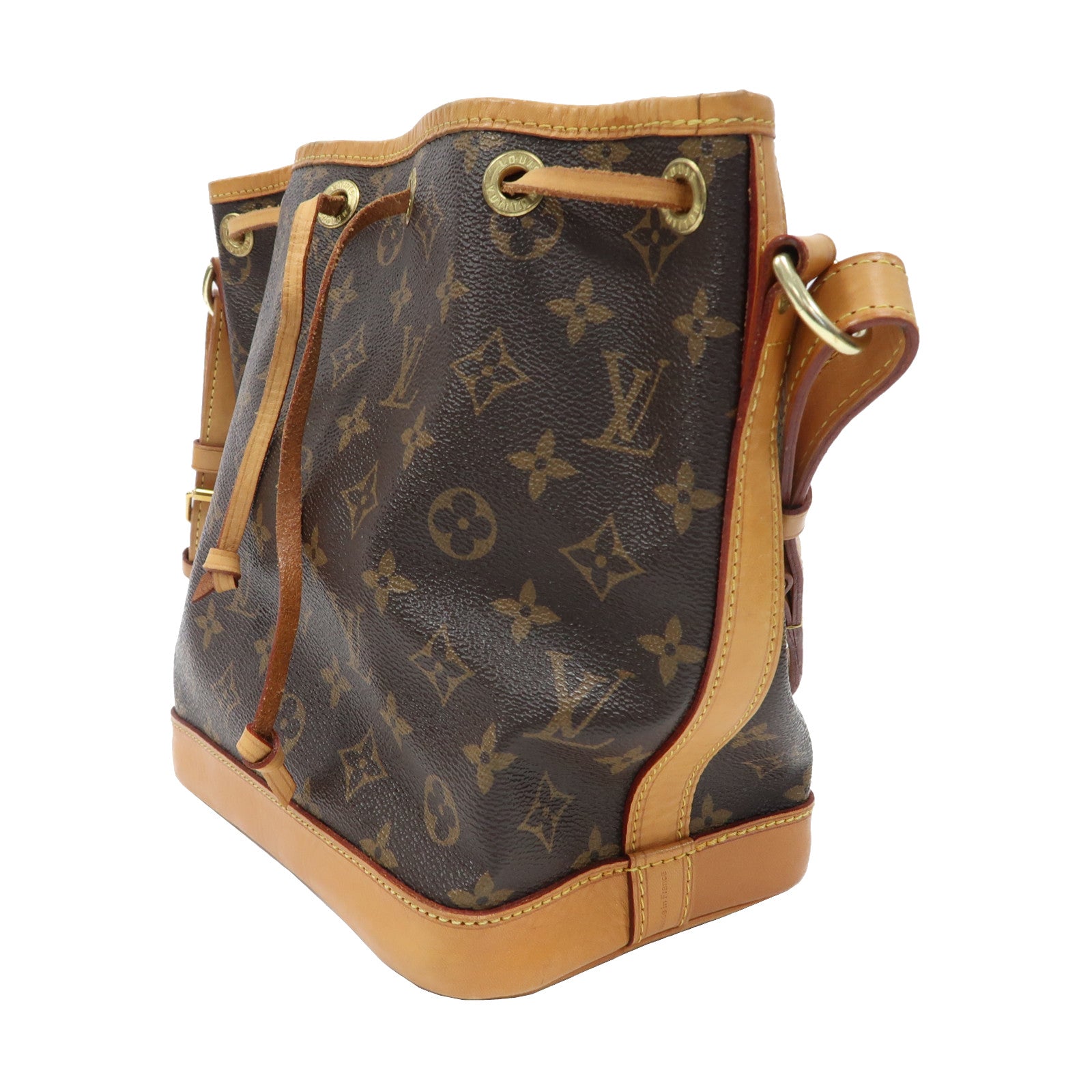 LOUIS VUITTON Monogram Noe BB金扣肩背袋啡色
