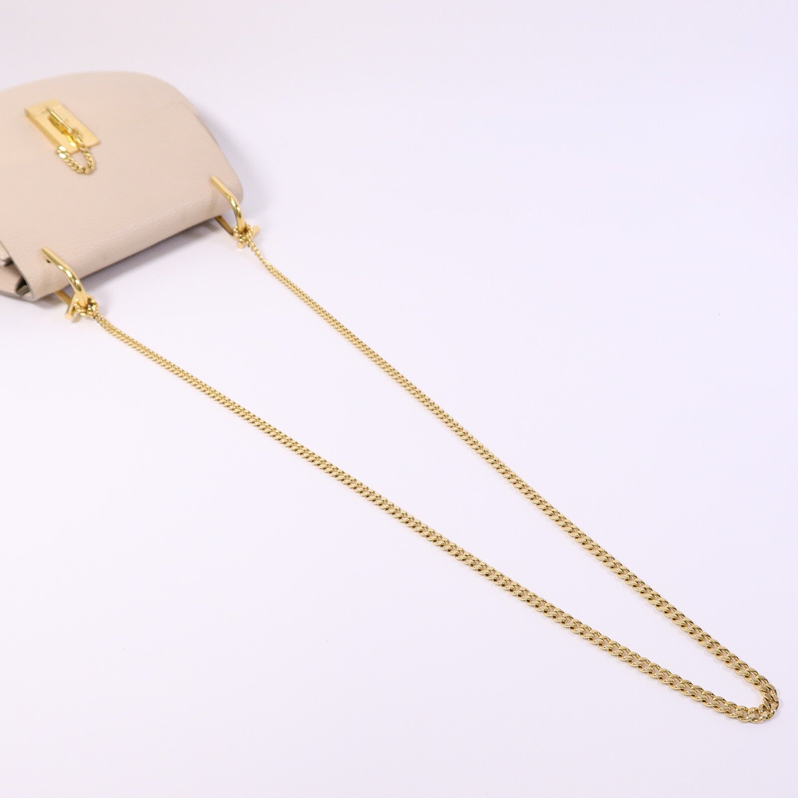 Chloe 牛皮皮革Drew Bag鏈帶肩背袋