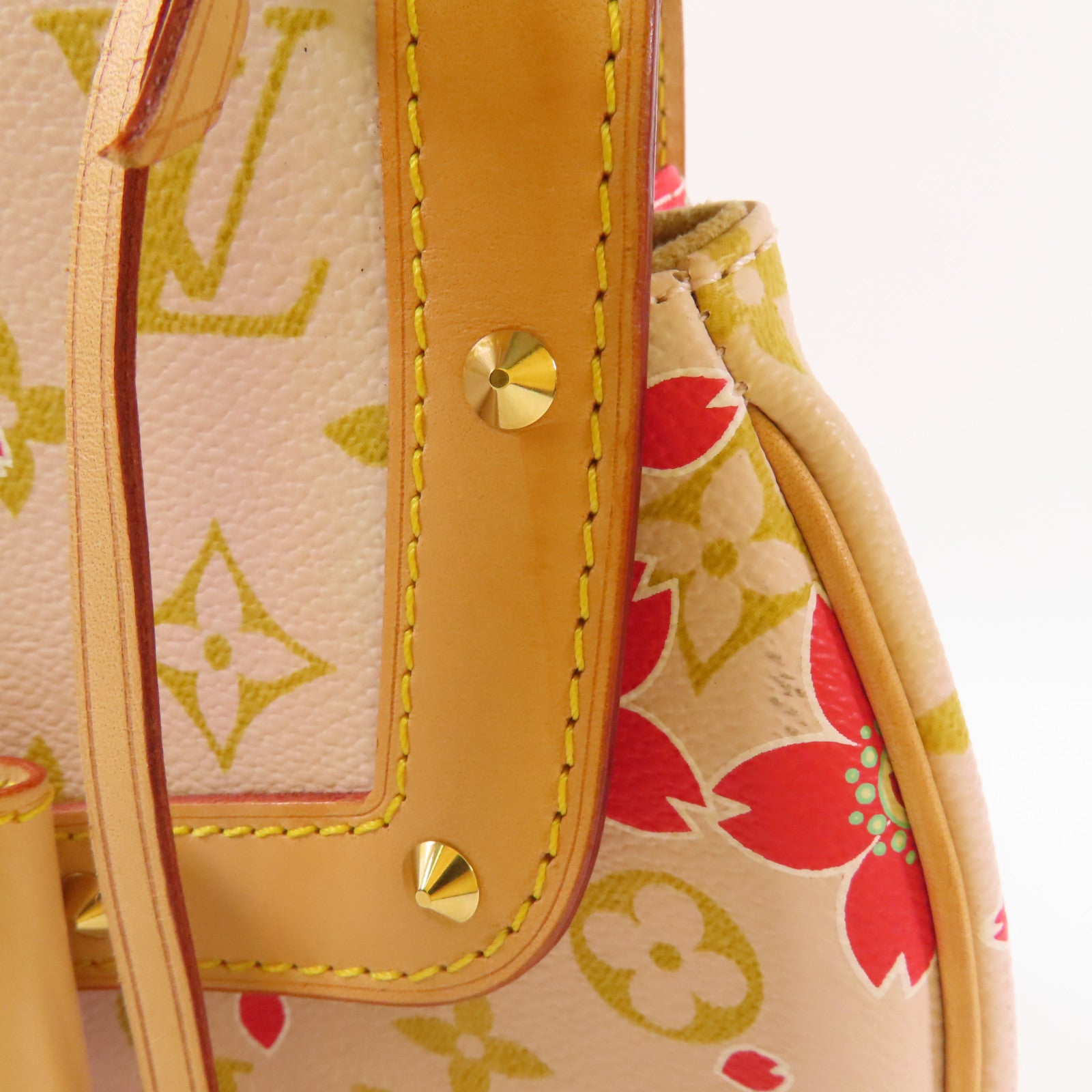LOUIS VUITTON Monogram Blossom Sac Retro PM金扣手挽袋
