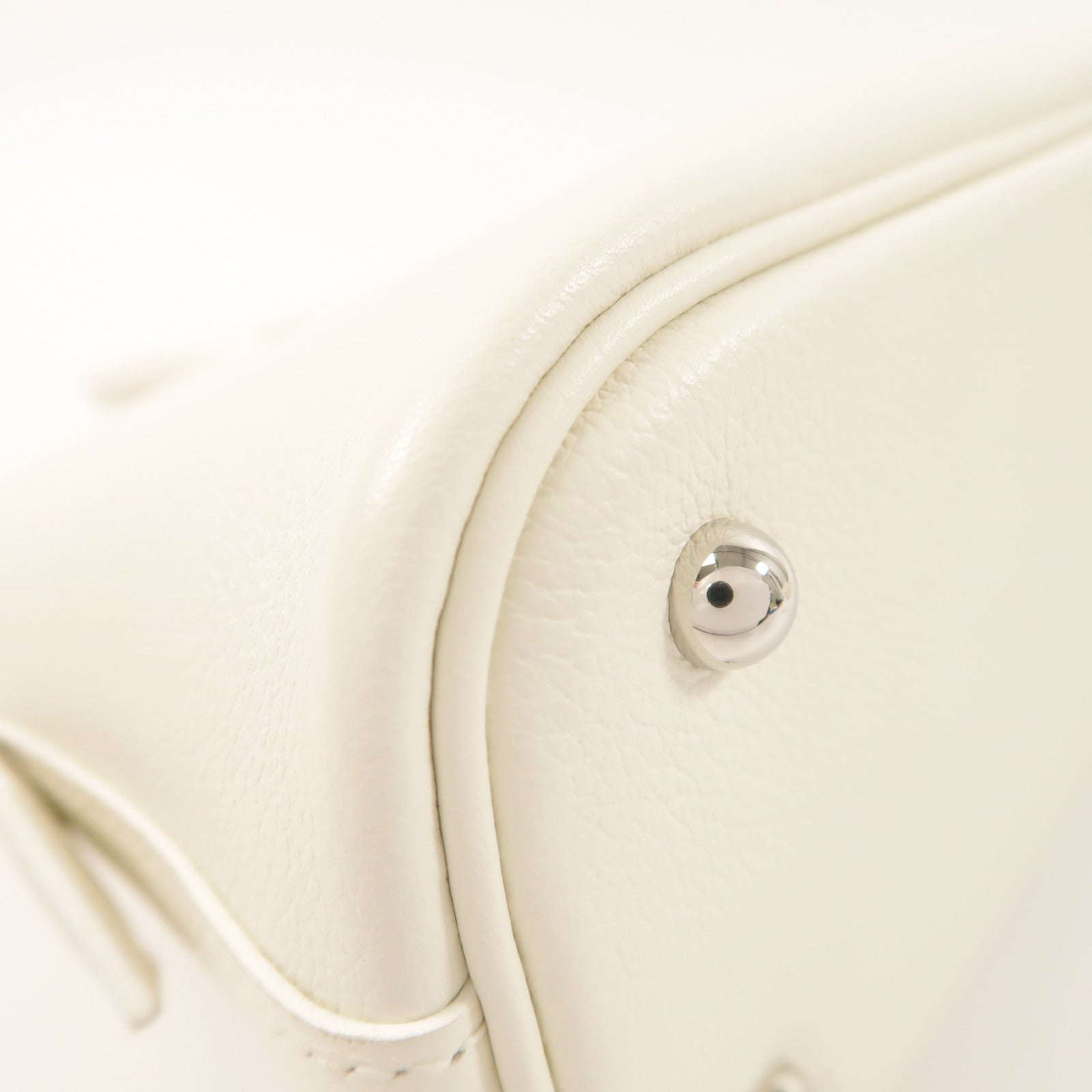 HERMES Evercolor皮革Bolide 1923手挽肩背兩用袋Blanc/Lime