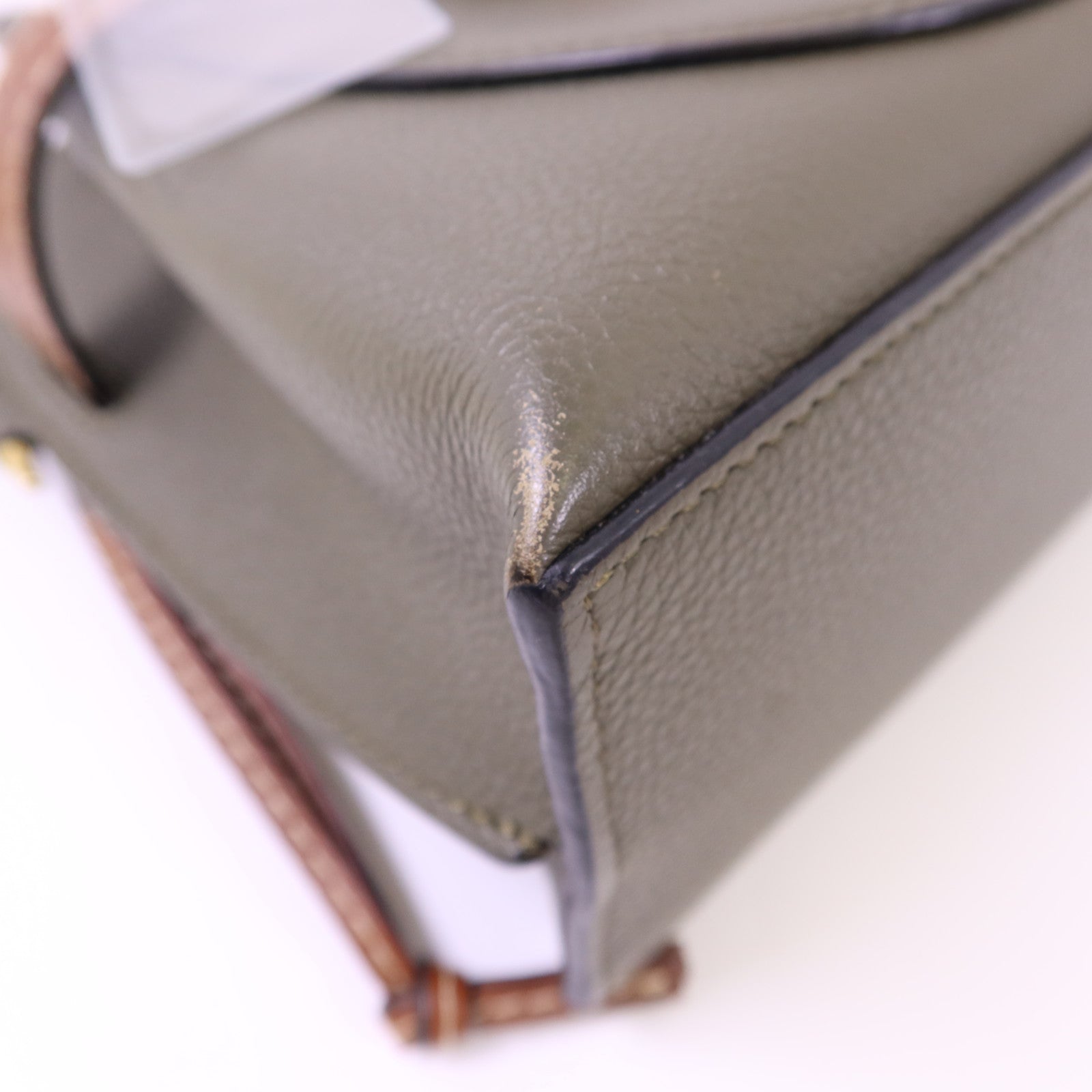 LOEWE 牛皮皮革Mini Gate金扣手挽肩背兩用袋